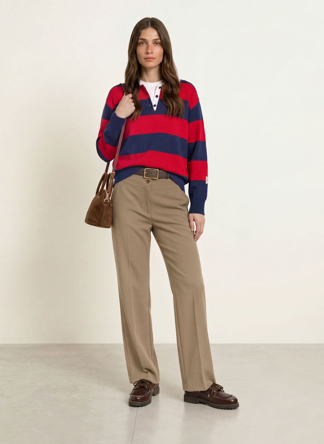 CLAUDIE PIERLOT Marlenehose: KHAKI