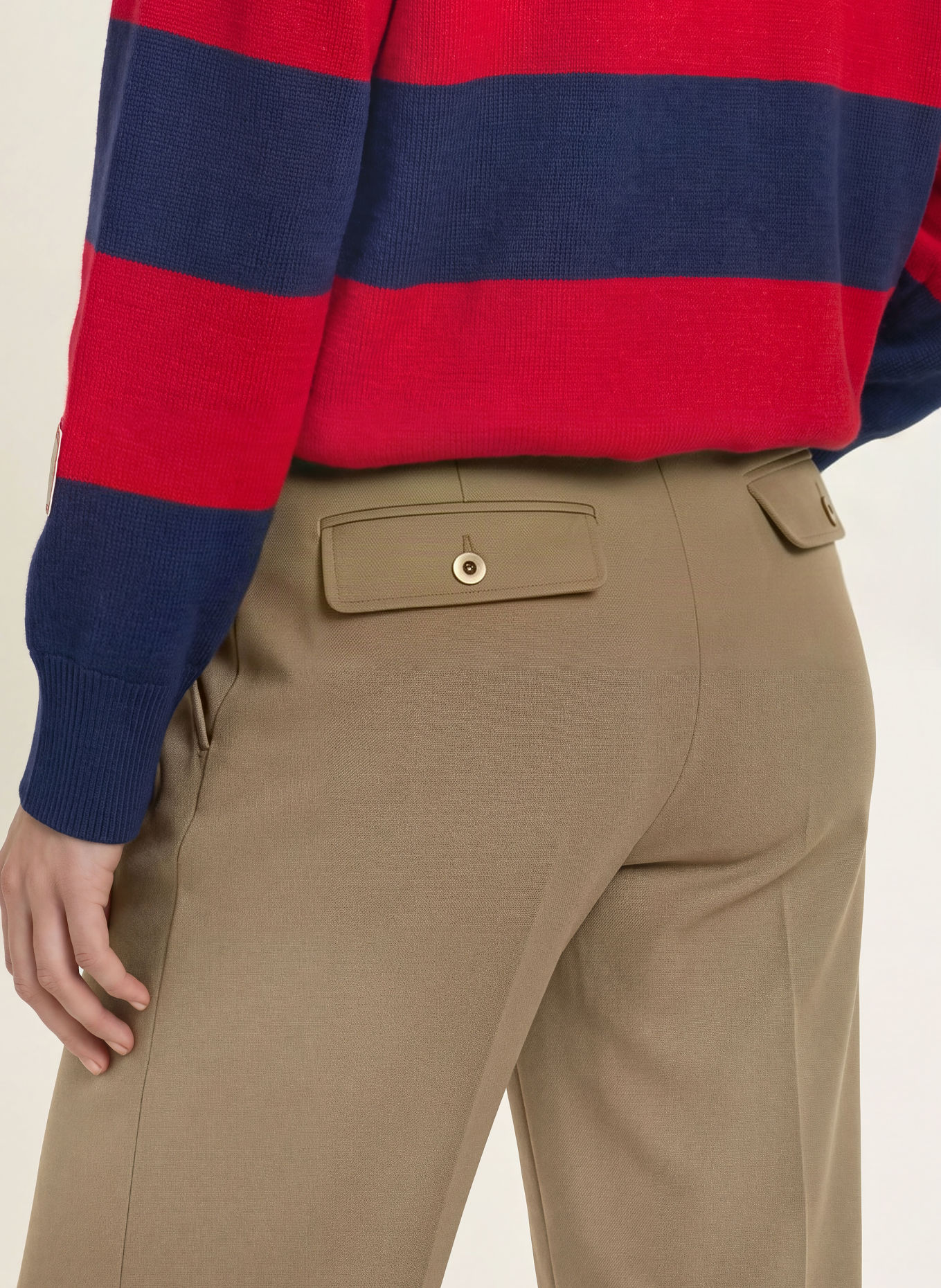 CLAUDIE PIERLOT Marlenehose: KHAKI