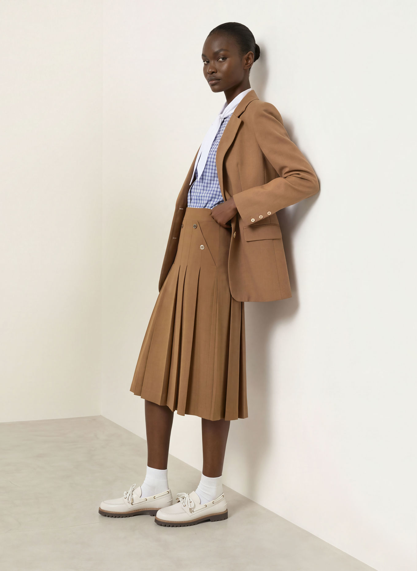 CLAUDIE PIERLOT Blazer: CAMEL