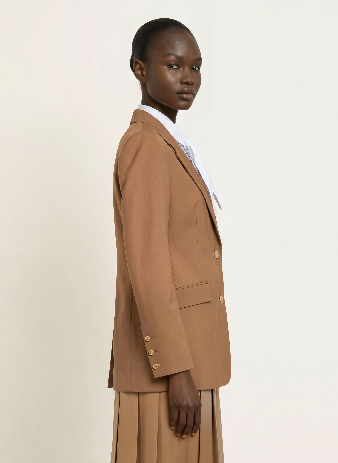 CLAUDIE PIERLOT Blazer: CAMEL