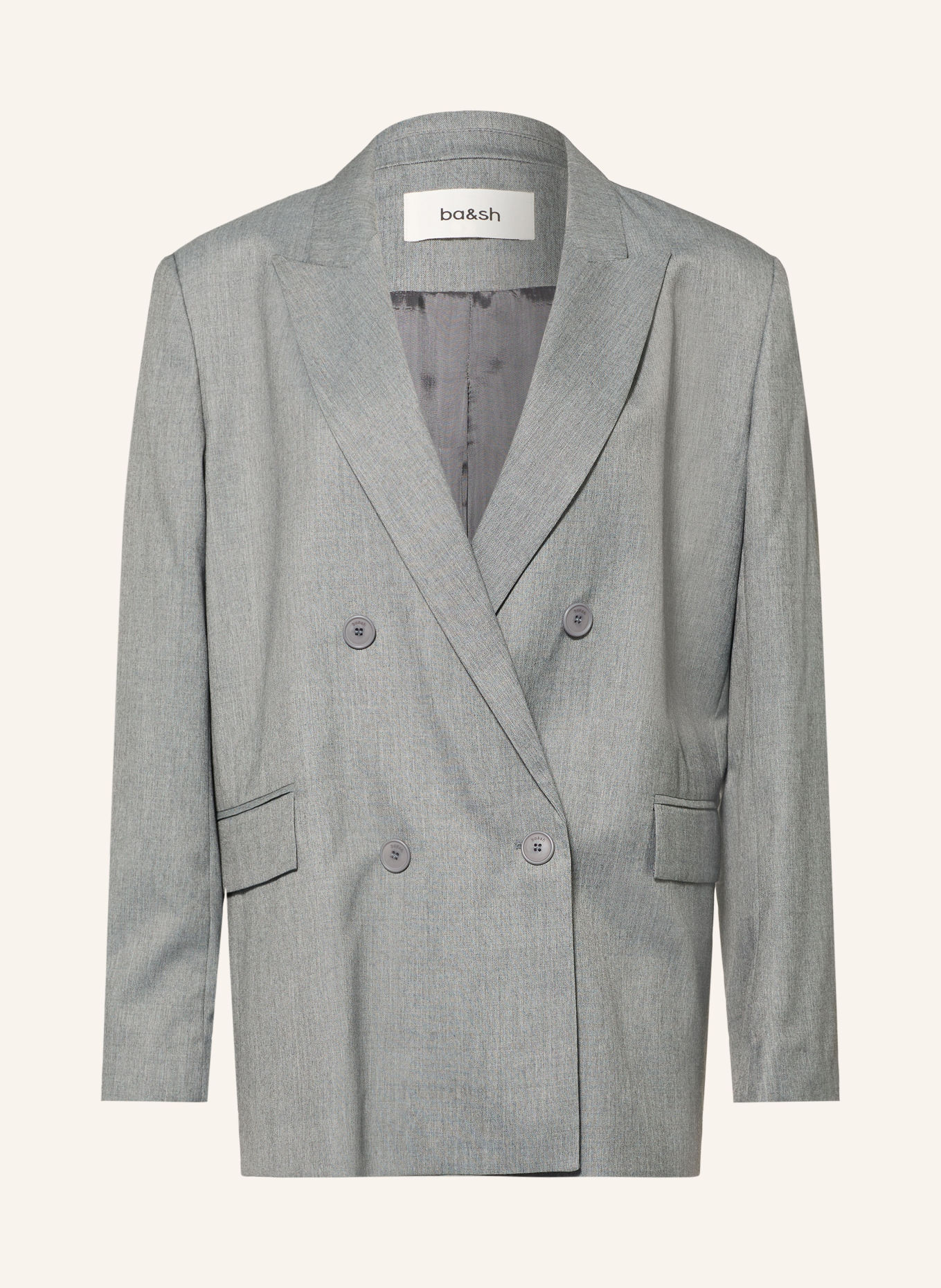 ba&sh Oversized-Blazer CLARO: GRAU