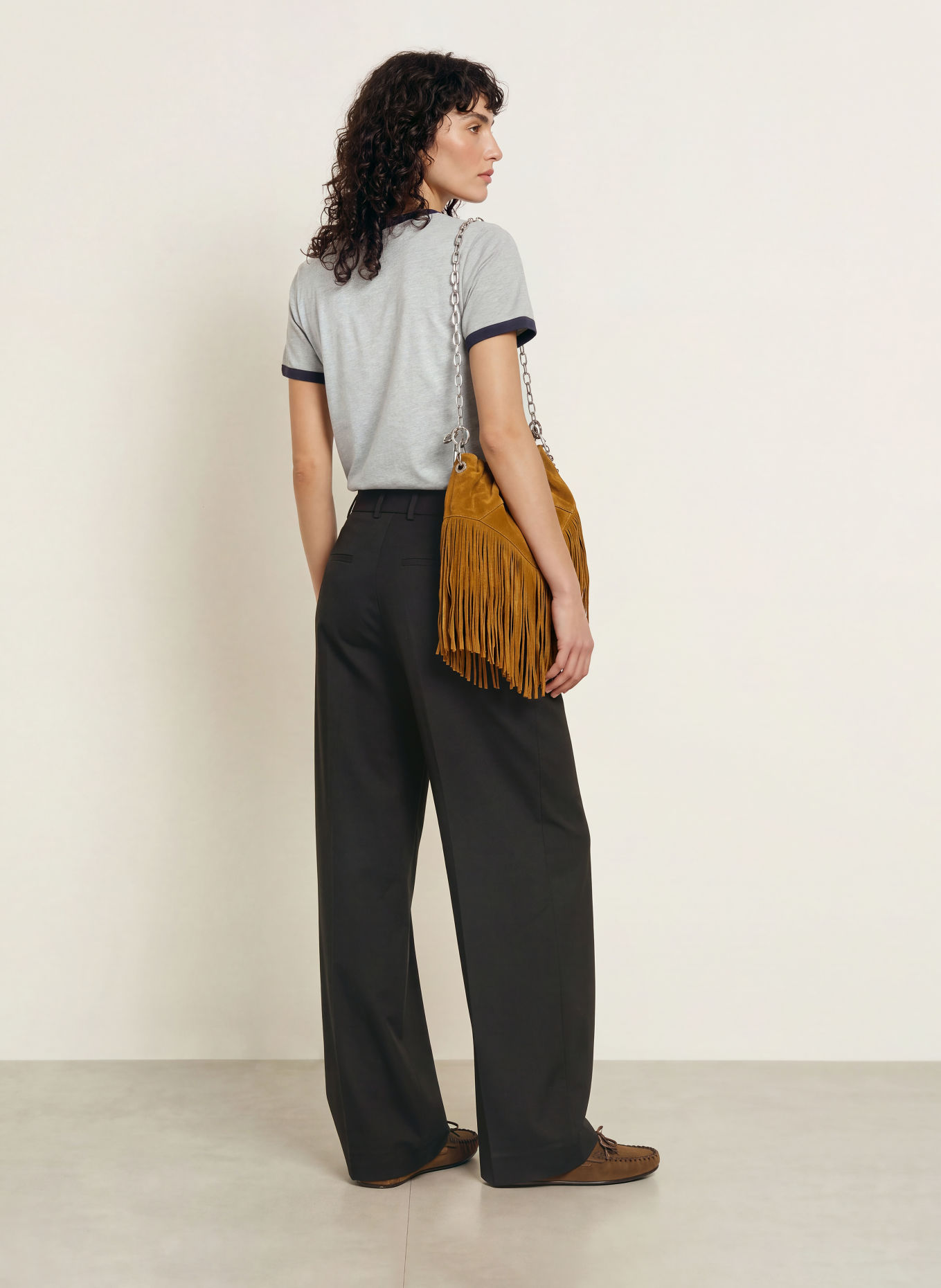 ba&sh Marlenehose CRAVY: SCHWARZ