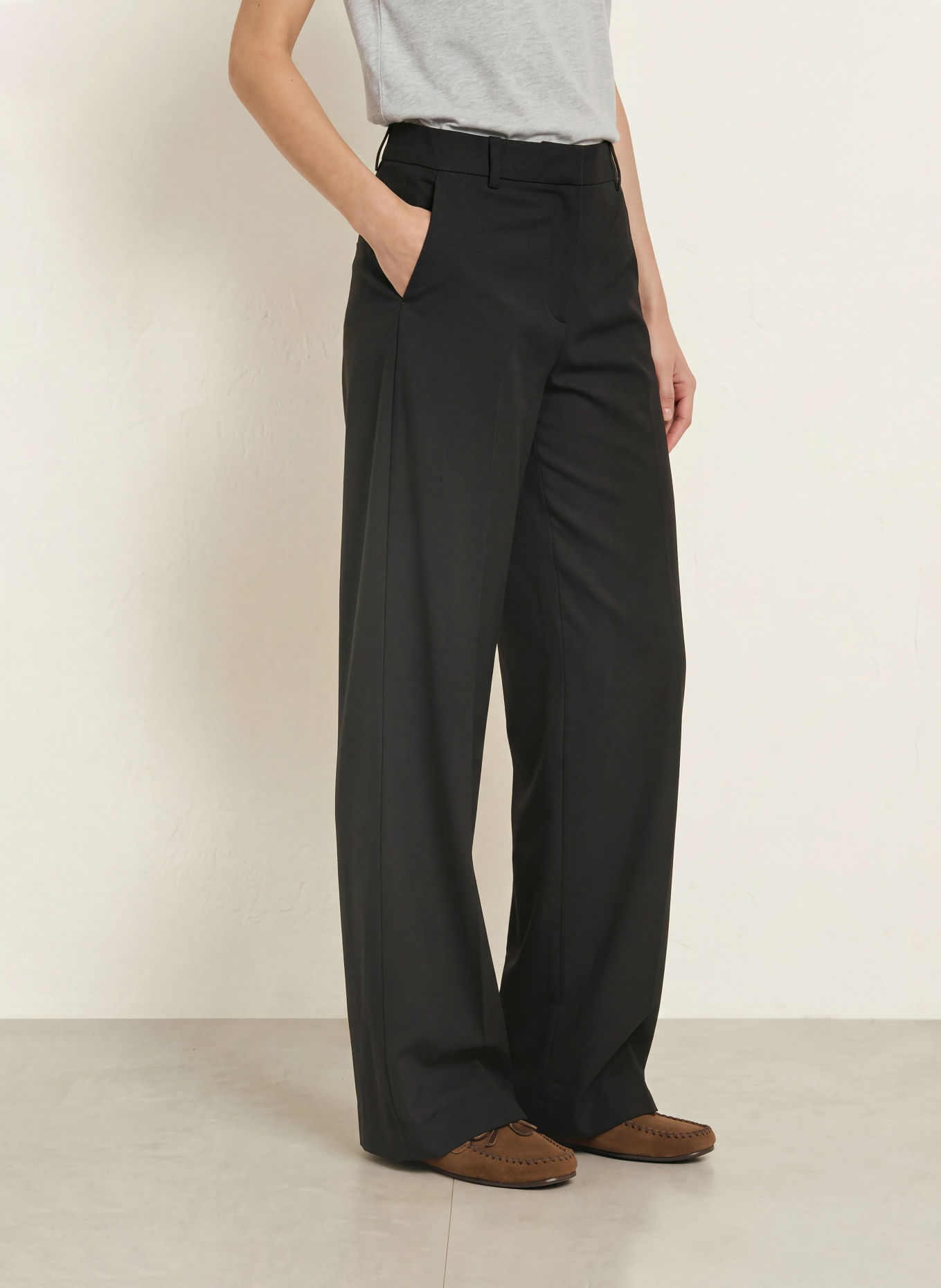 ba&sh Marlenehose CRAVY: SCHWARZ