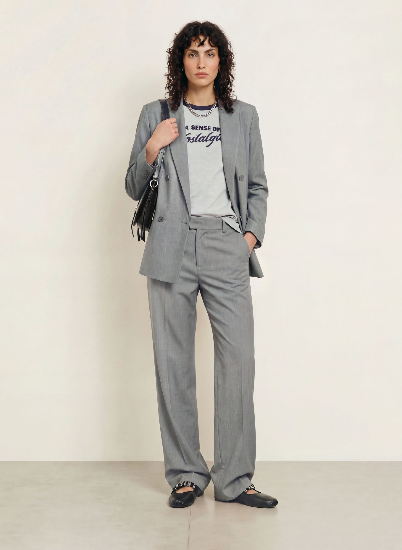 ba&sh Marlenehose CRAVY: GRAU