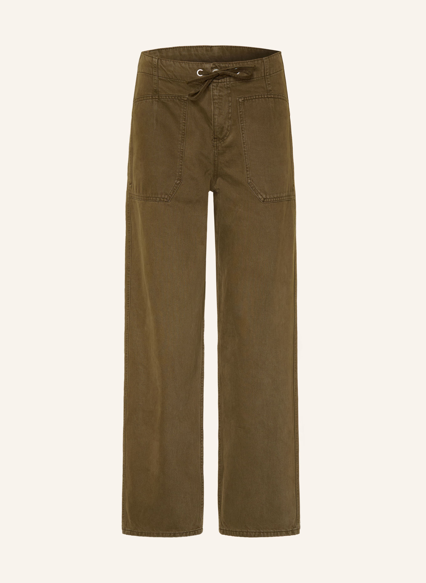 ba&sh Mom džíny COCY: green khaki
