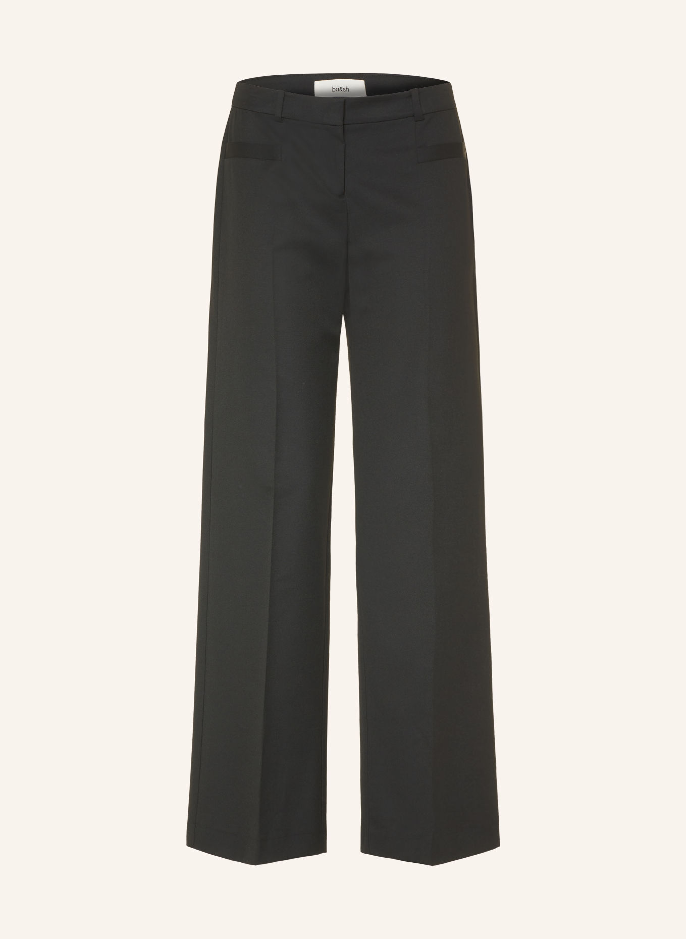 ba&sh Wide-leg trousers CISTACHIO: BLACK
