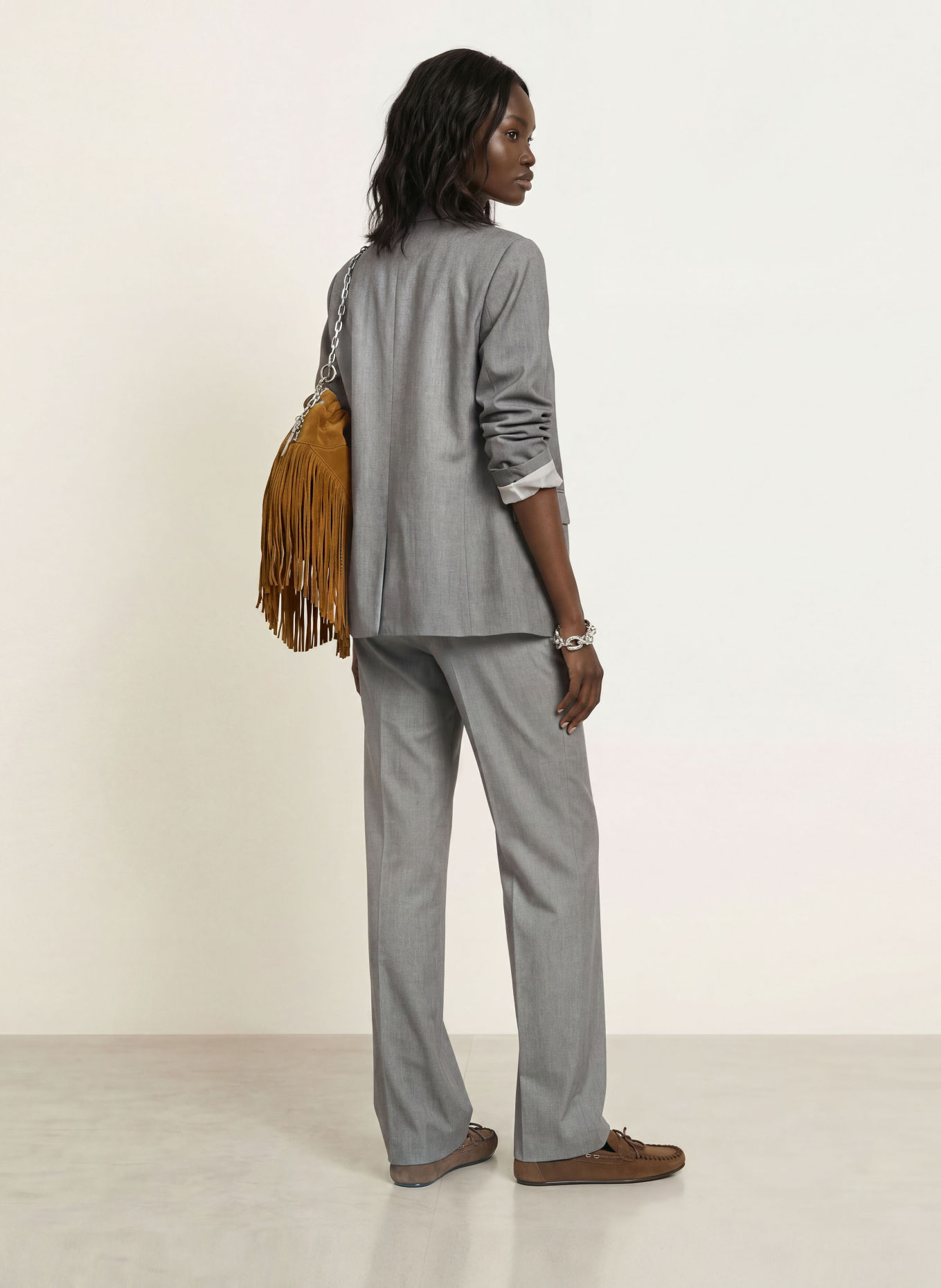ba&sh Marlenehose CISTACHIO: GRAU