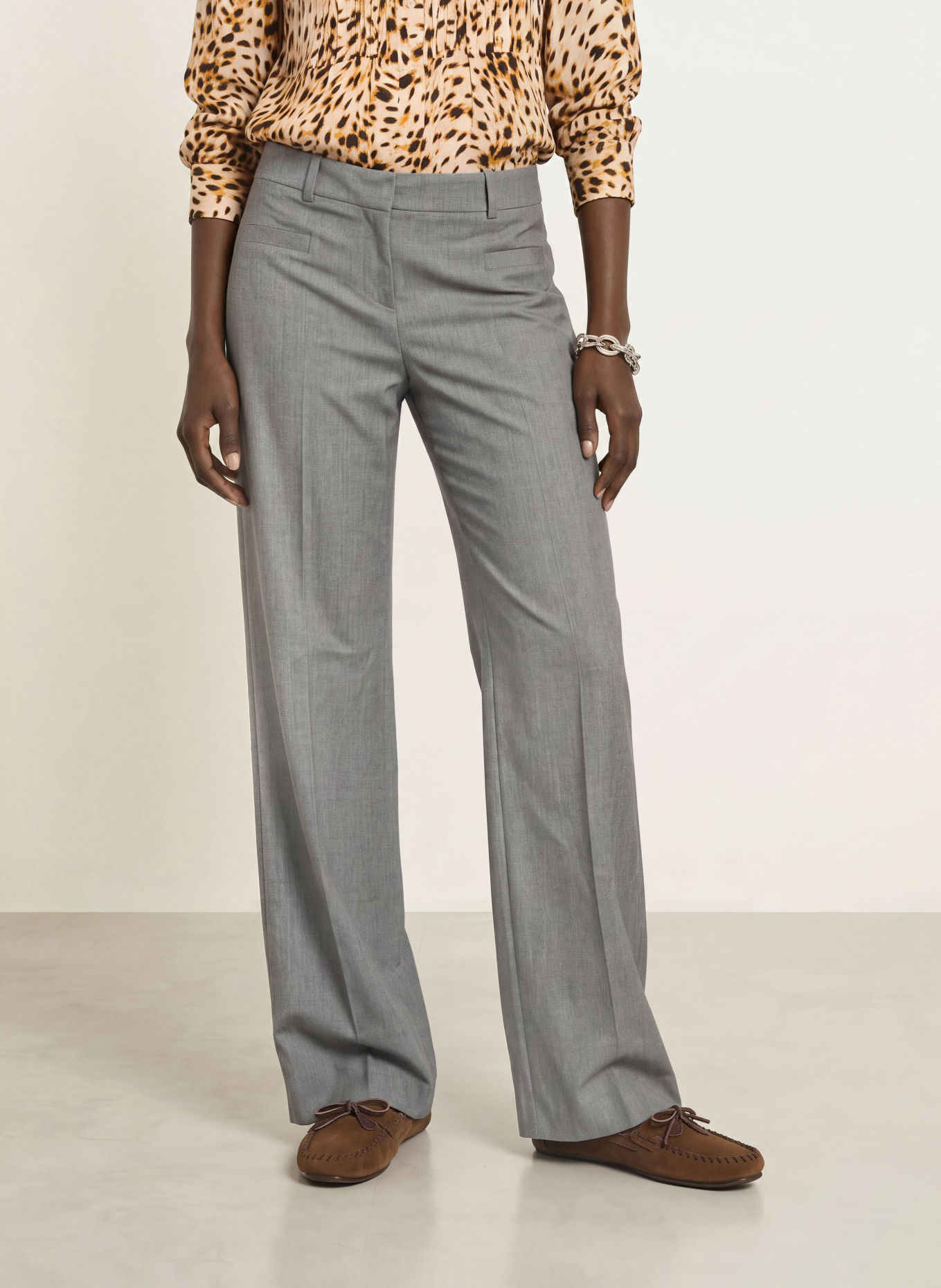 ba&sh Marlenehose CISTACHIO: GRAU