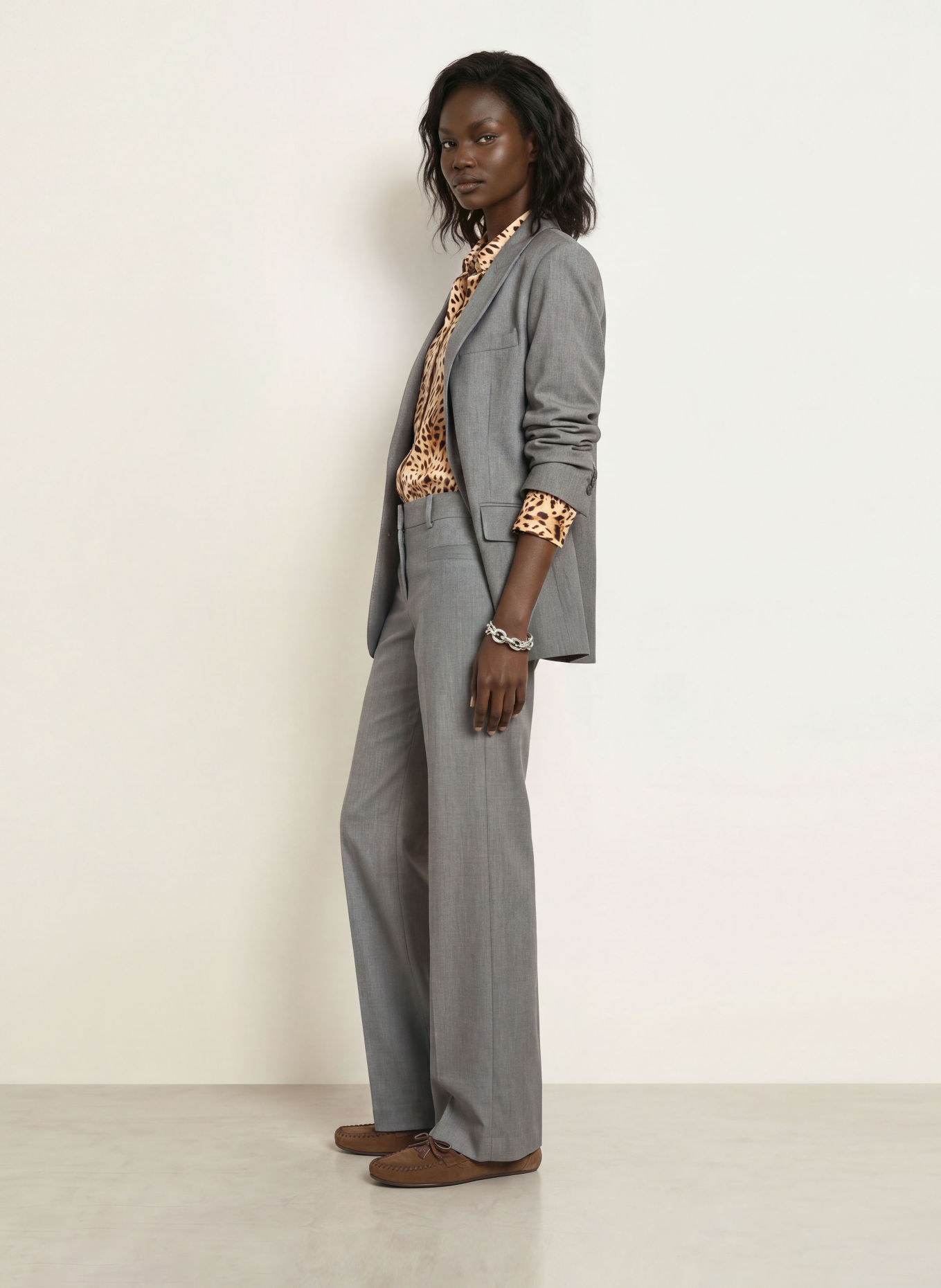 ba&sh Marlenehose CISTACHIO: GRAU