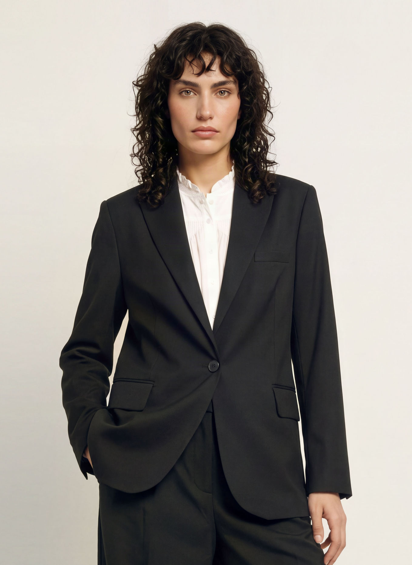 ba&sh CAYNE Blazer: BLACK