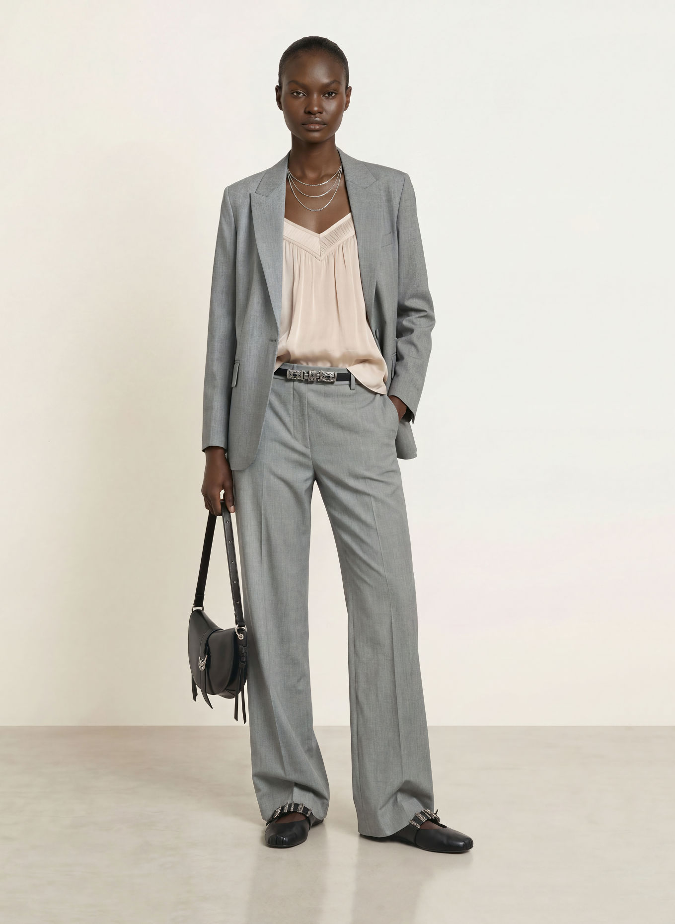 ba&sh Blazer CAYNE: GRAU