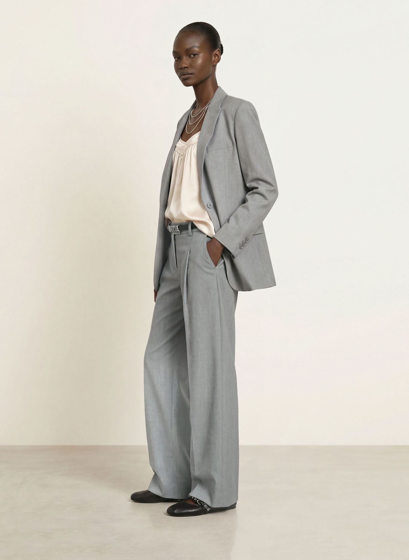 ba&sh Blazer CAYNE: GRAU