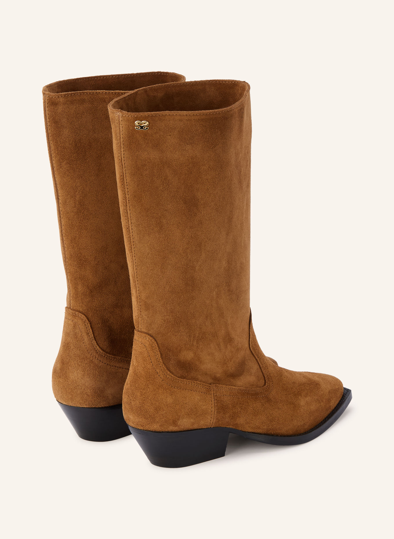 SANDRO Cowboy Boots: BRAUN