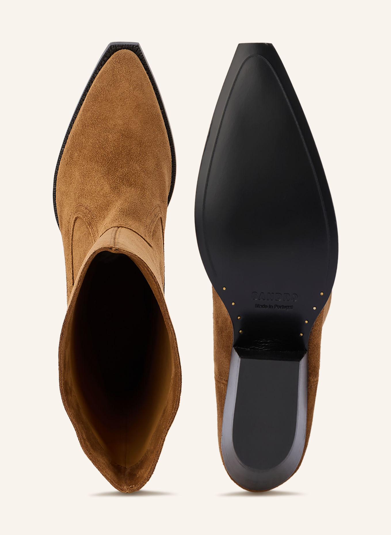 SANDRO Cowboy Boots: BRAUN