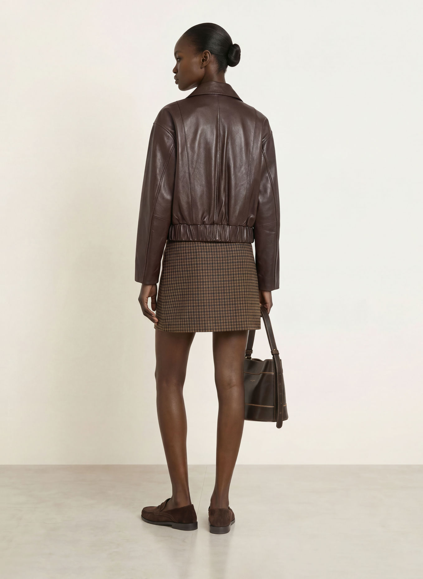 CLAUDIE PIERLOT Wickelrock: DUNKELBRAUN / BRAUN / SCHWARZ