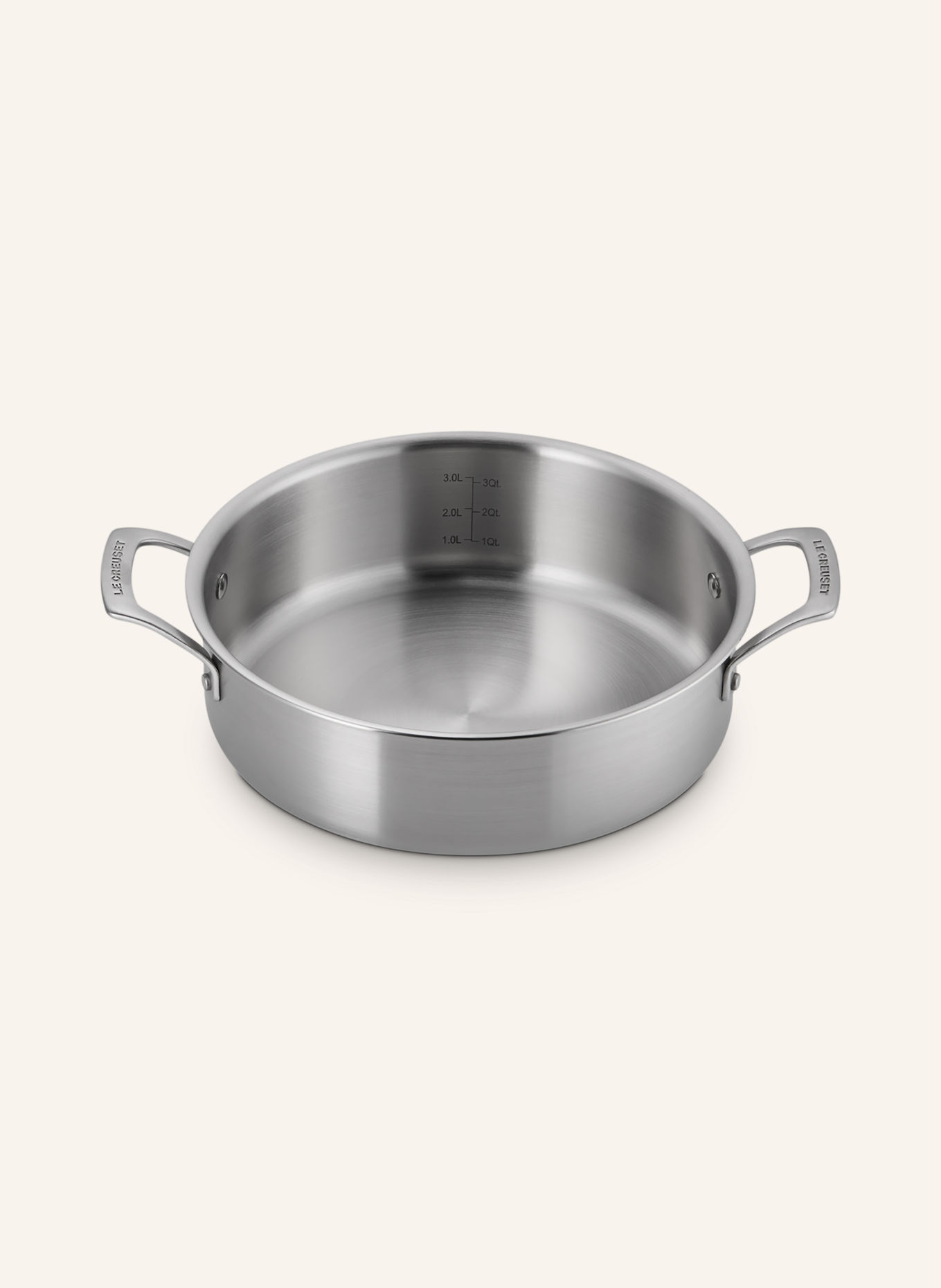 LE CREUSET Gourmet-proffskastrull 3-PLY: NO COLOR