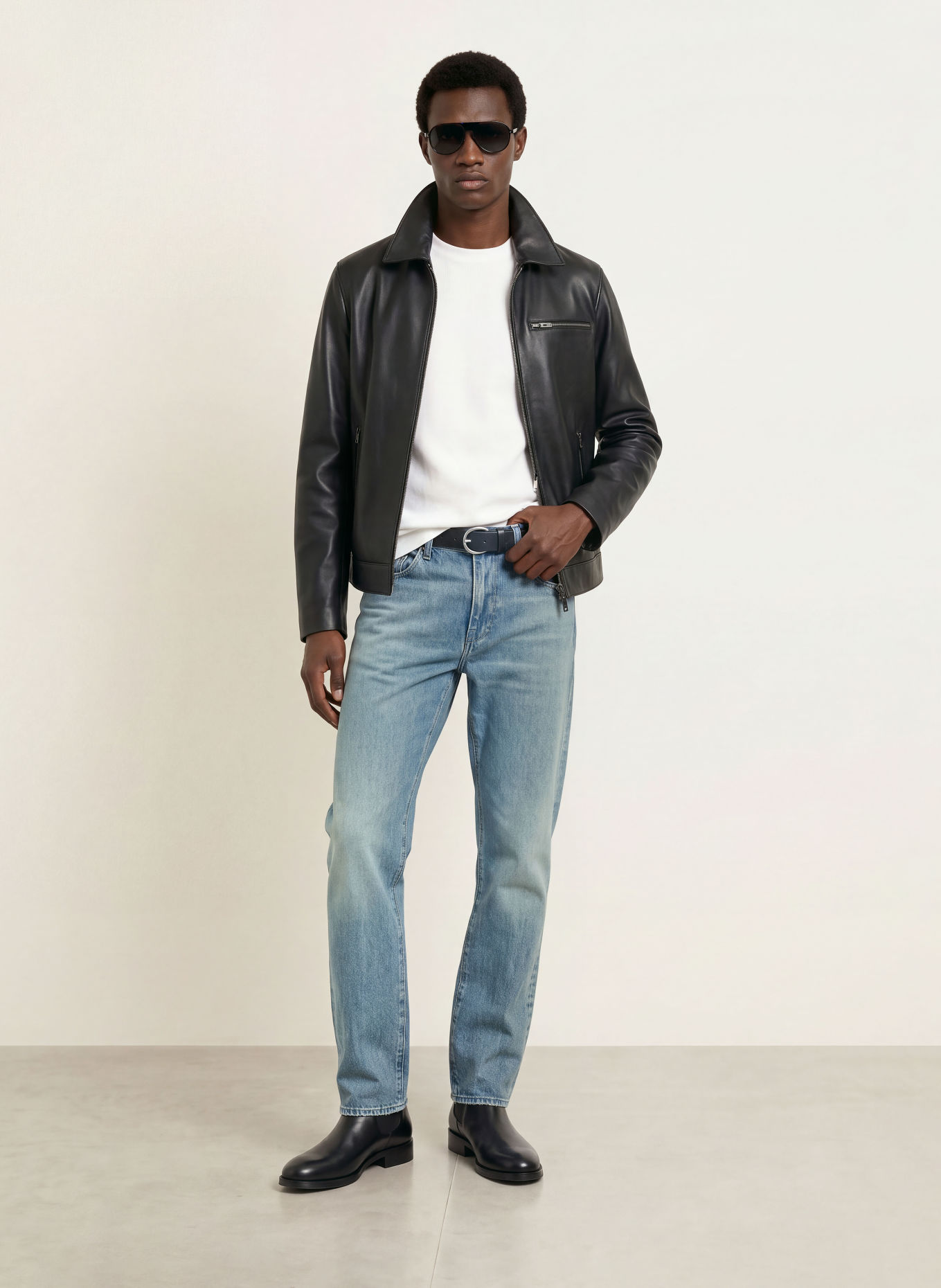 REISS Jeans KEITH Relaxed Straight Fit: 45 LIGHT BLUE