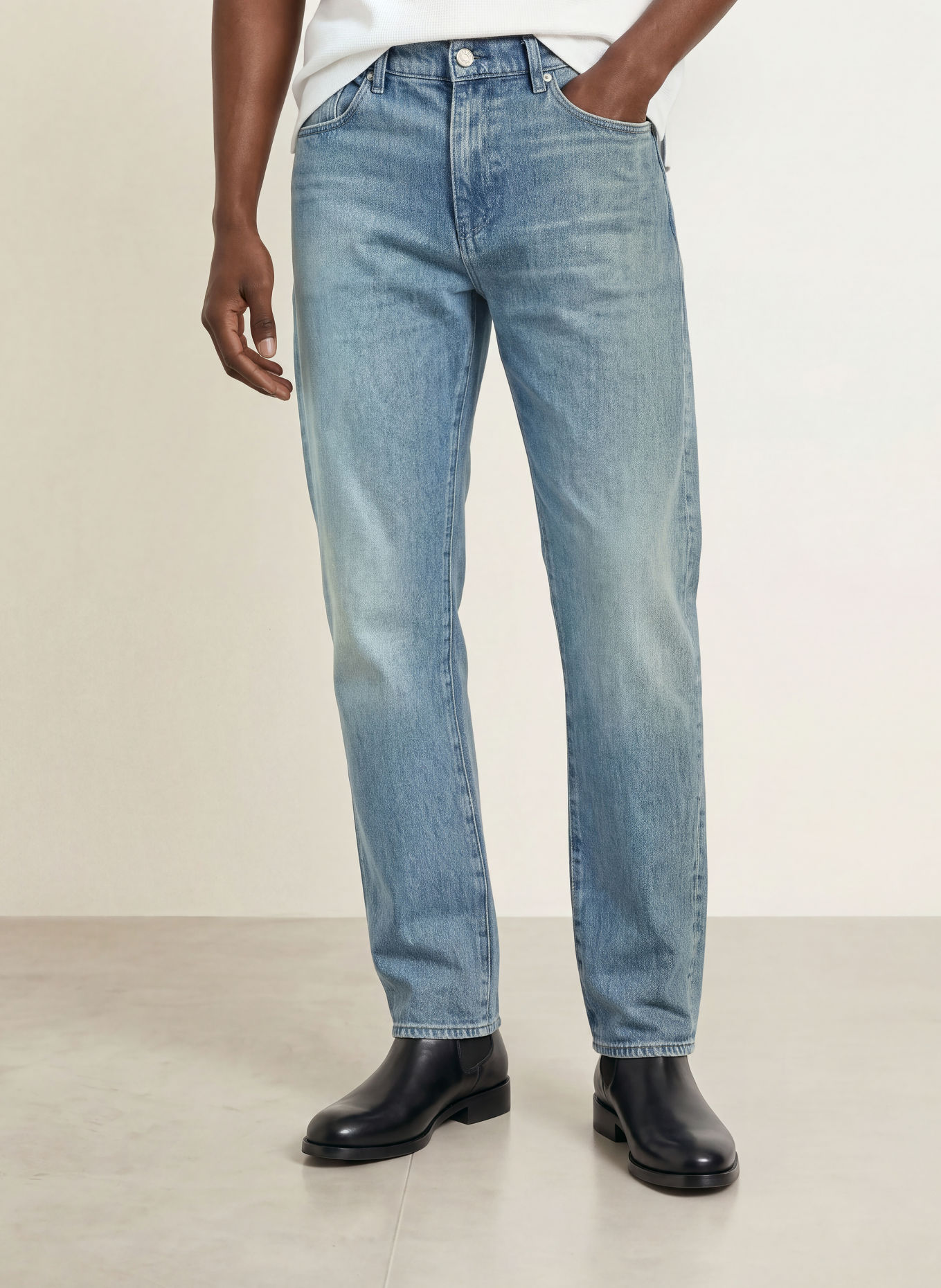 REISS Jeans KEITH Relaxed Straight Fit: 45 LIGHT BLUE