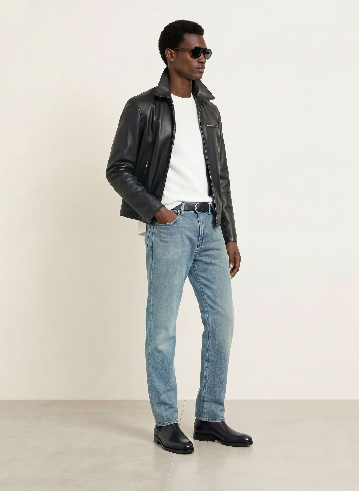 REISS Jeans KEITH Relaxed Straight Fit: 45 LIGHT BLUE