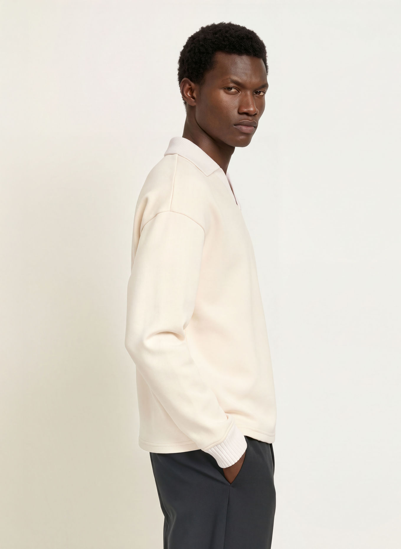 REISS Sweatshirt BEATON: CRÈME