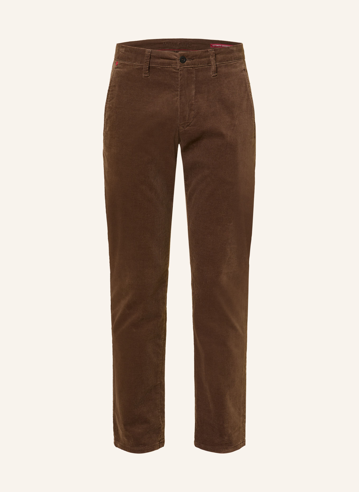 MAC Corduroy Pants, Regular Fit: DARK BROWN