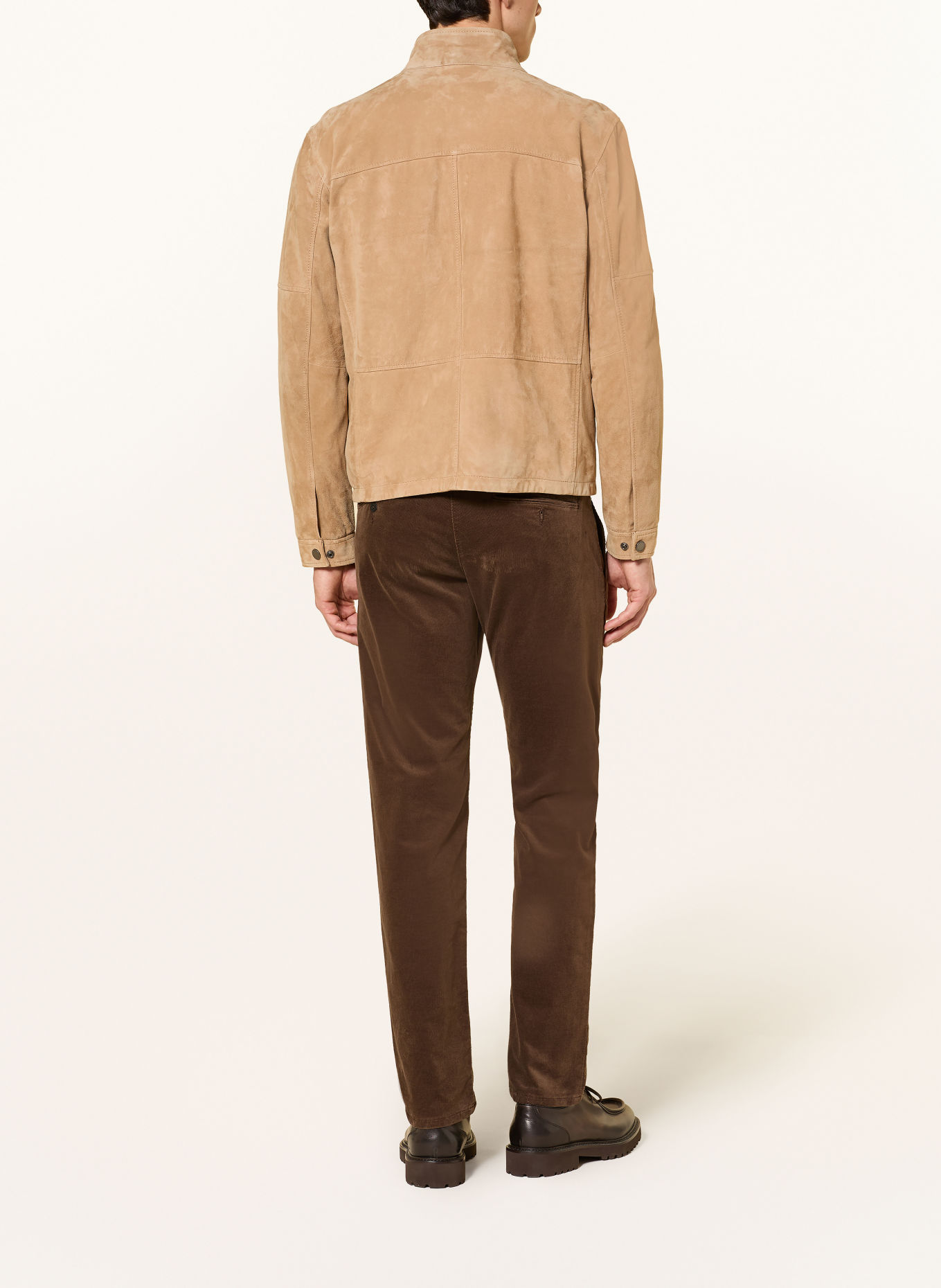 MAC Corduroy Pants, Regular Fit: DARK BROWN