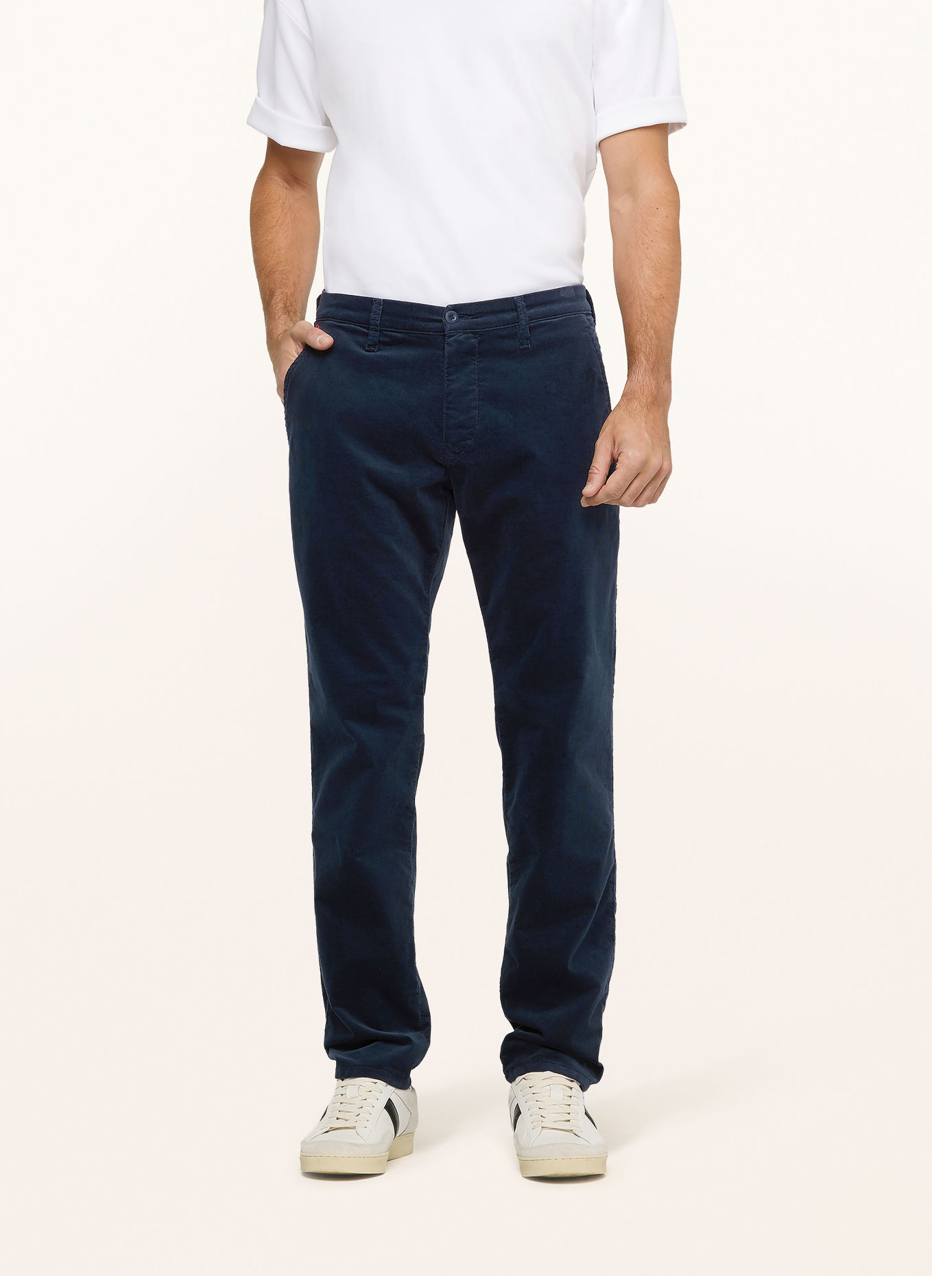 MAC Cordhose Regular Fit: DUNKELBLAU