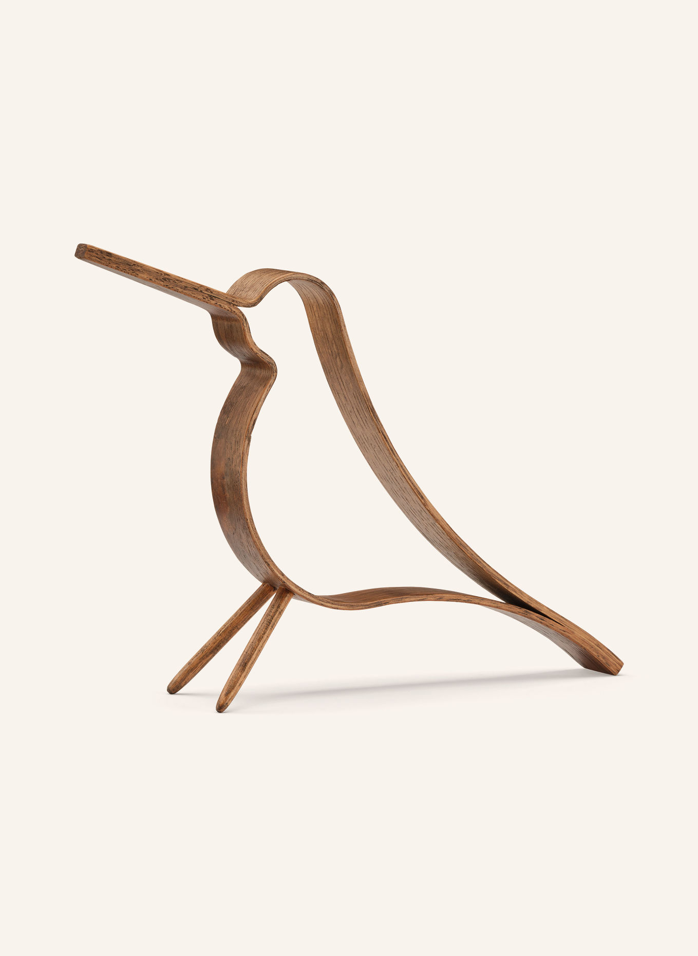 COOEE Design WOODY BIRD LARGE Decorative Figurine: DARK BROWN