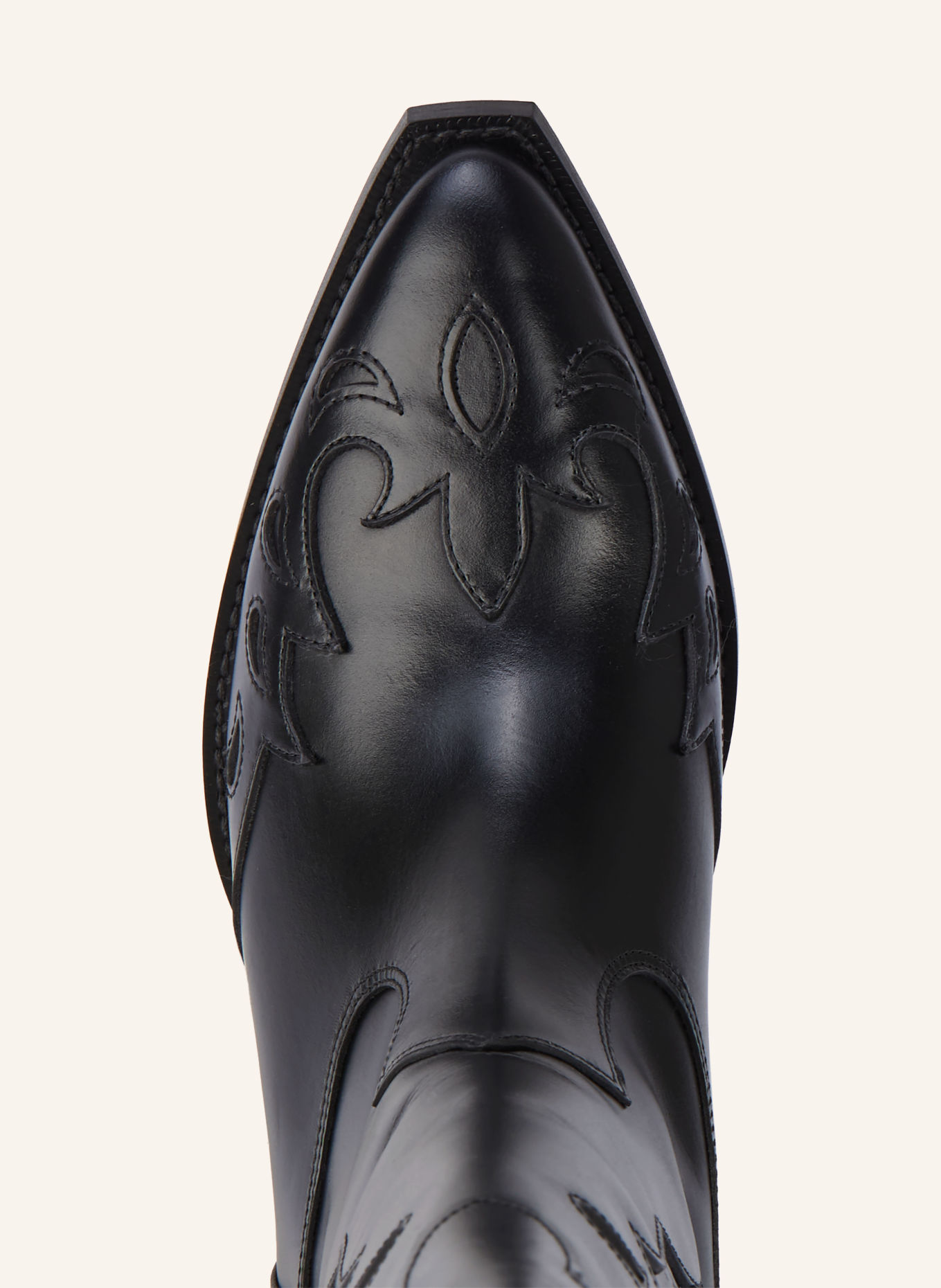 SANDRO Cowboy Boots: SCHWARZ