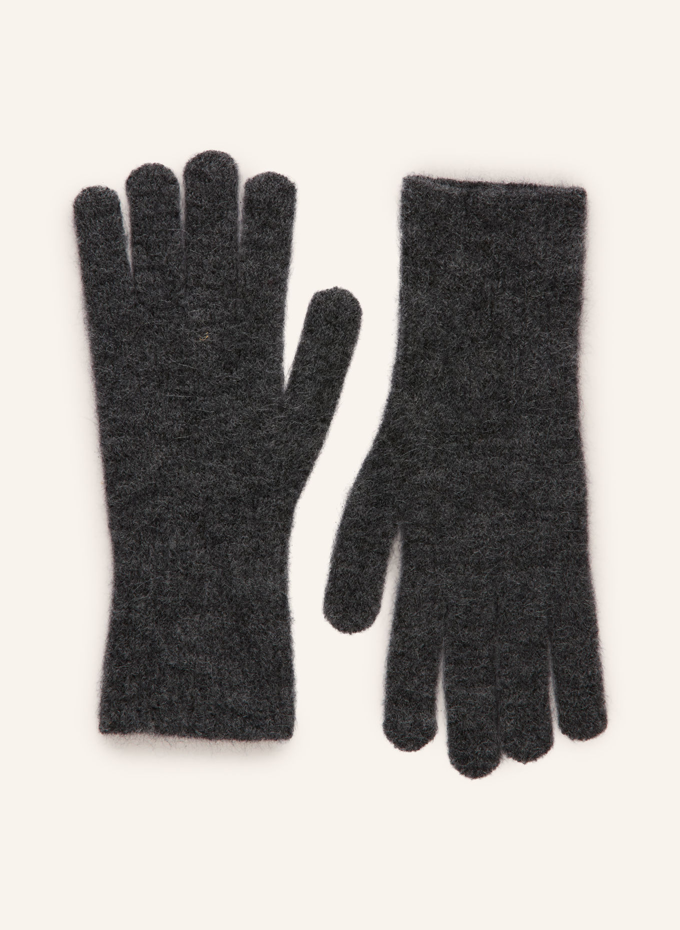 CLAUDIE PIERLOT Handschuhe mit Mohair: DUNKELGRAU