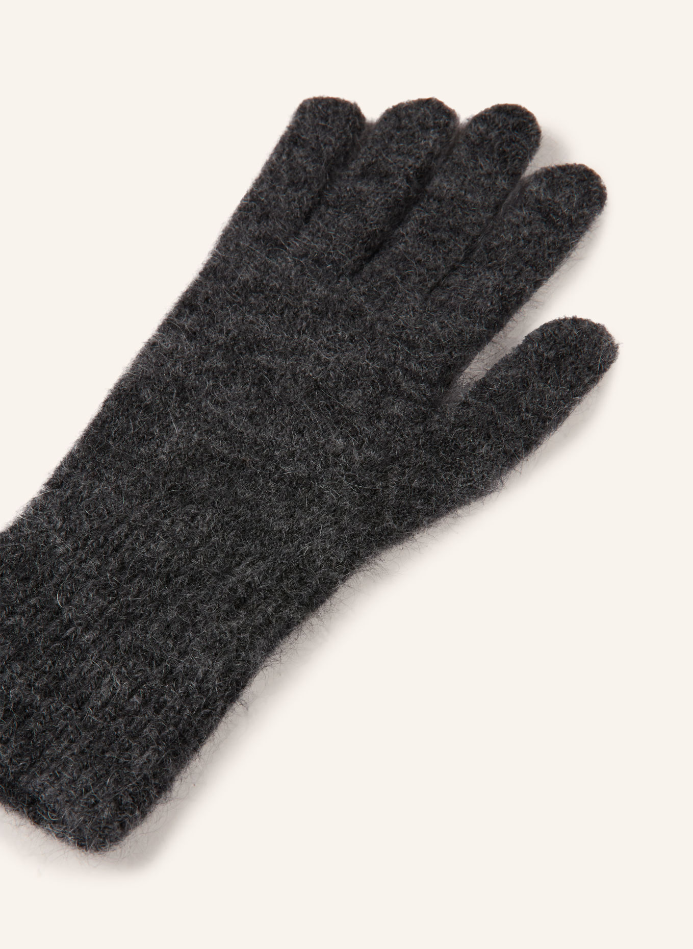 CLAUDIE PIERLOT Handschuhe mit Mohair: DUNKELGRAU