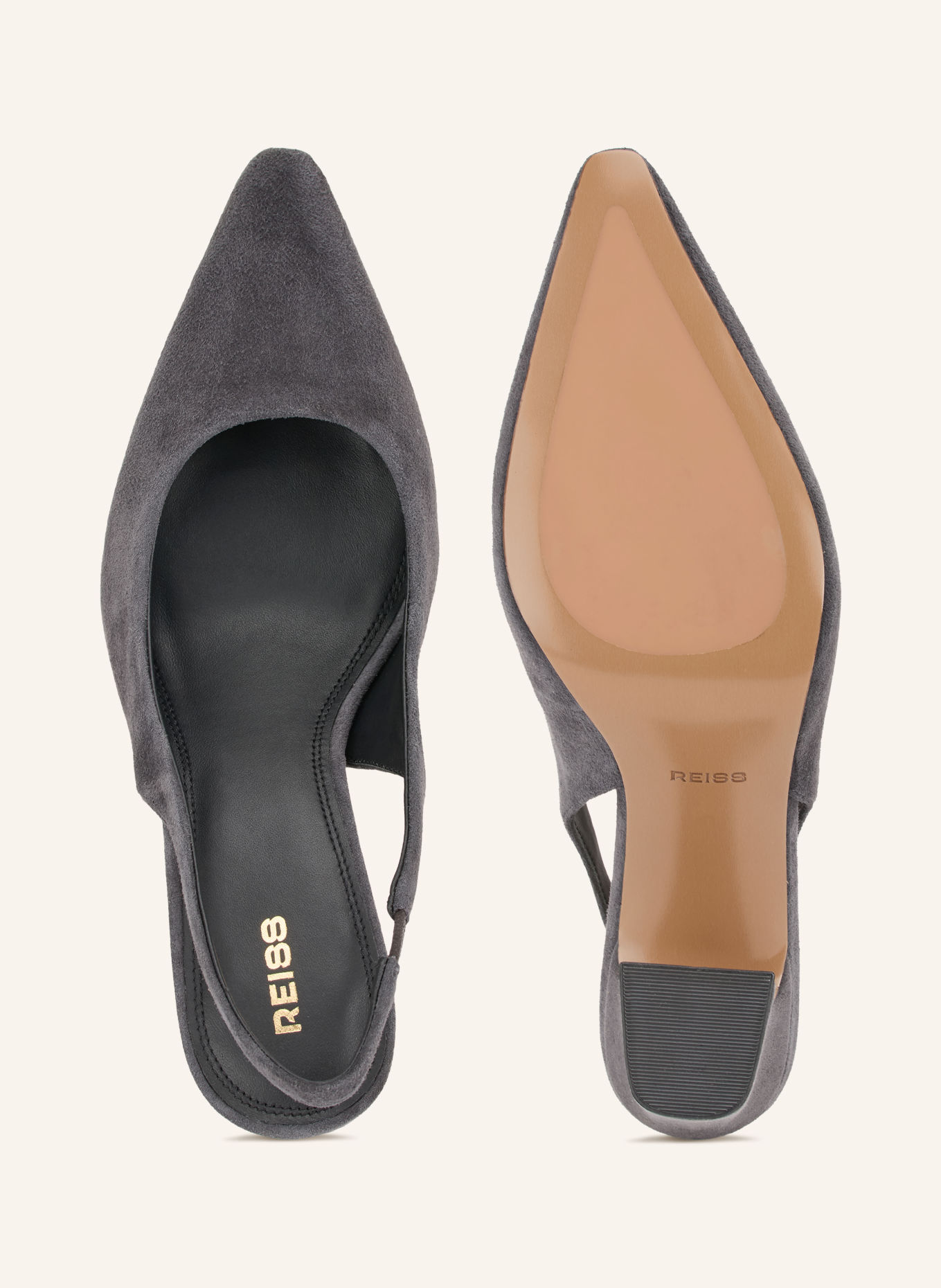 REISS Slingbacks LORENA: GRIJS