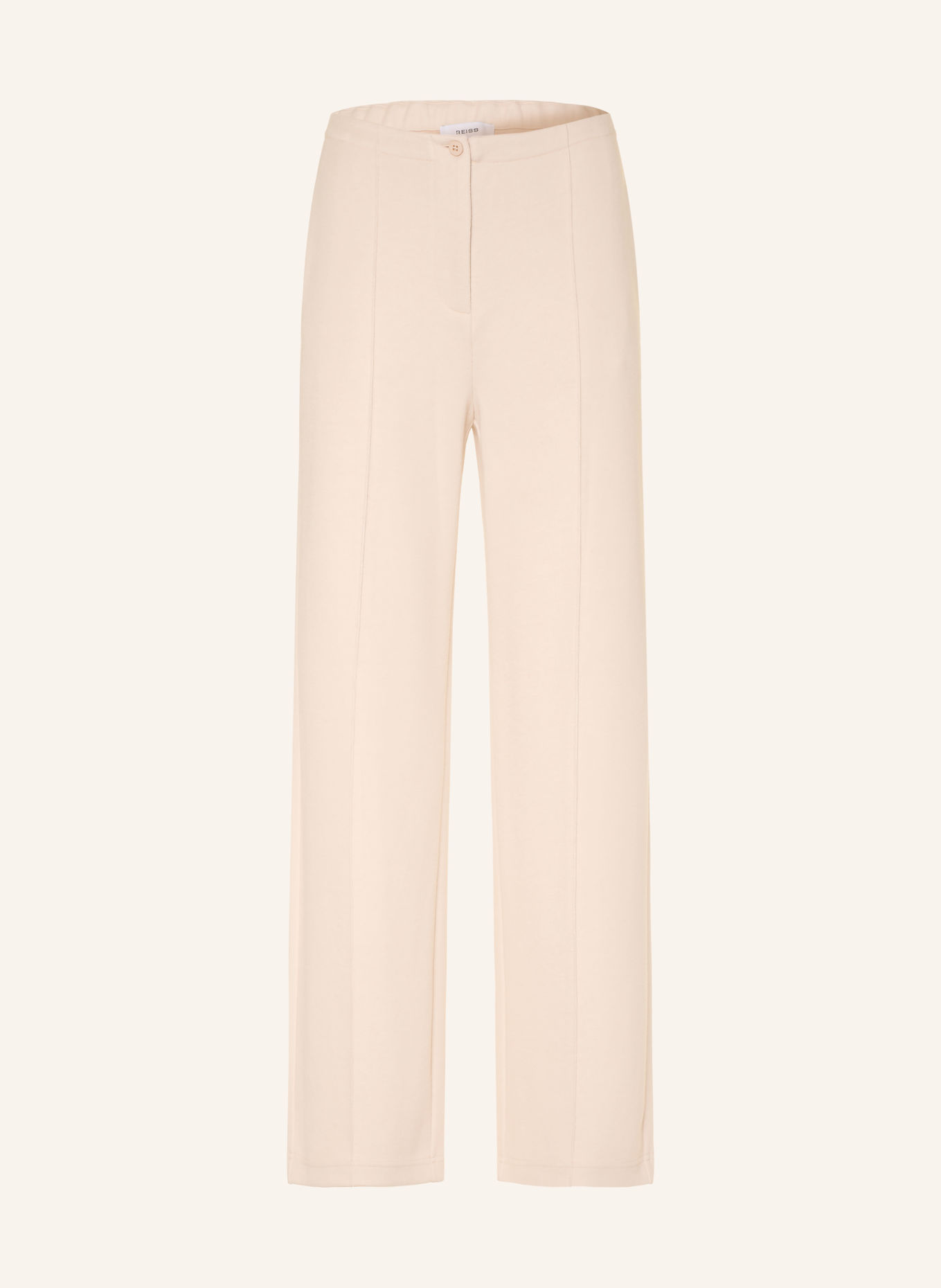 REISS Marlenehose LAYLA aus Jersey: CREME