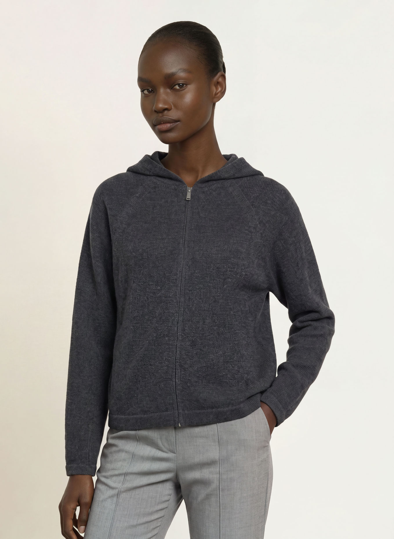 REISS Vest EVIE: DONKERGRIJS