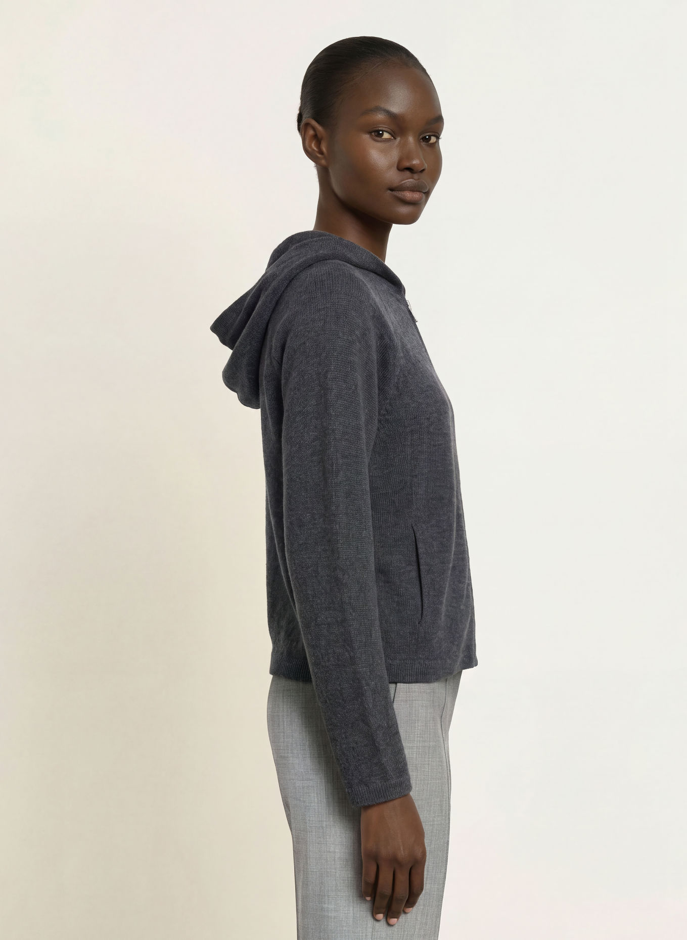 REISS Vest EVIE: DONKERGRIJS