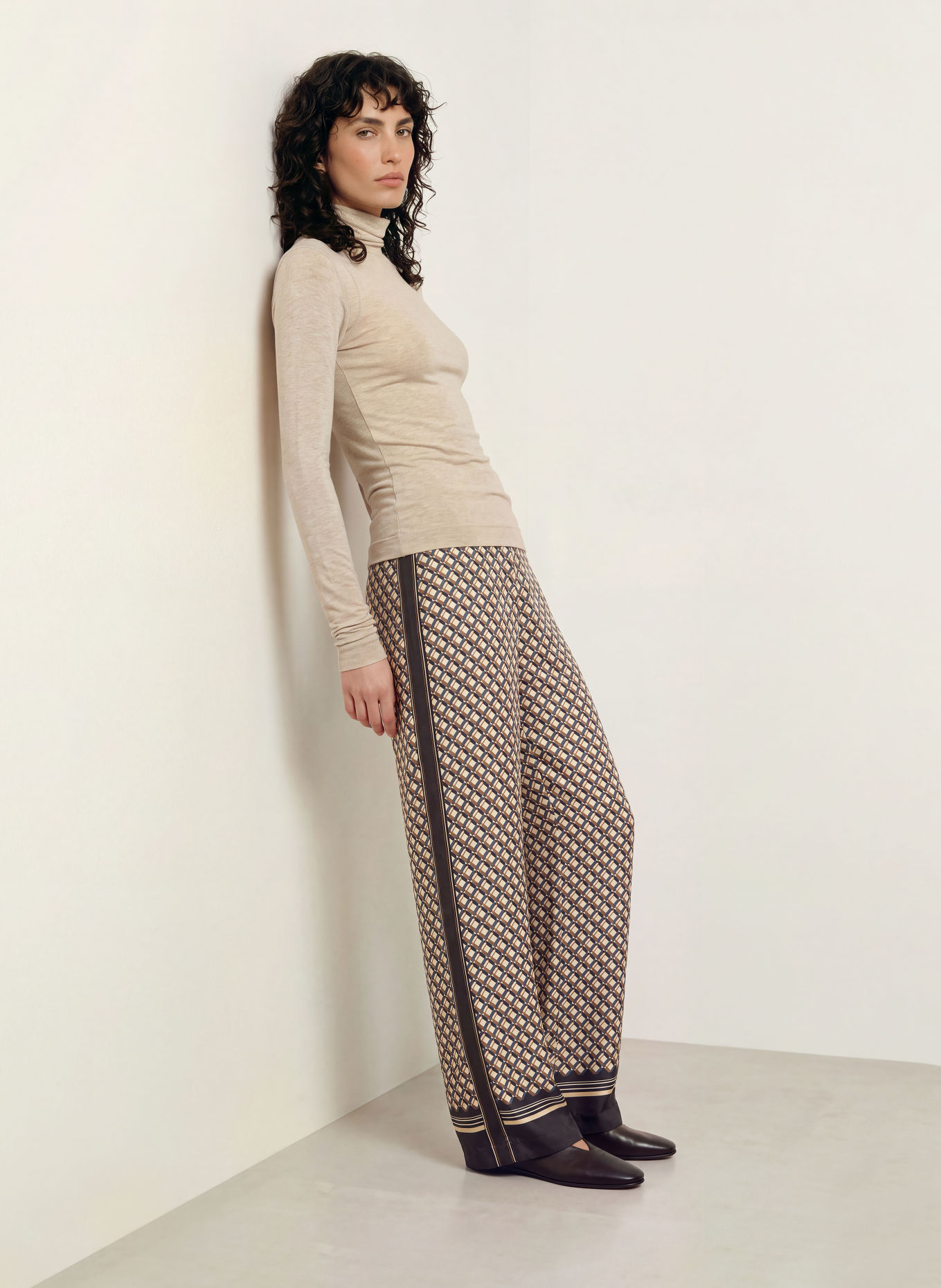 REISS Tricou cu mâneci lungi HEIDI: BEJ