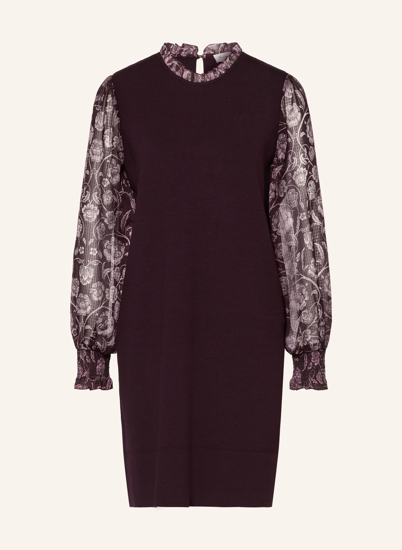 Phase Eight Robe en maille GISELLE dans un mélange de matières: LILAS FONCÉ / ROSÉ