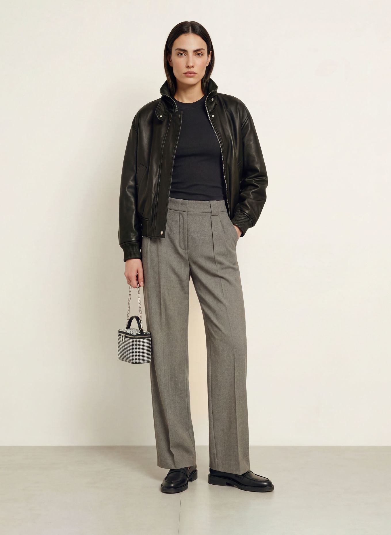 REISS Marlenehose KATYA: GRAU