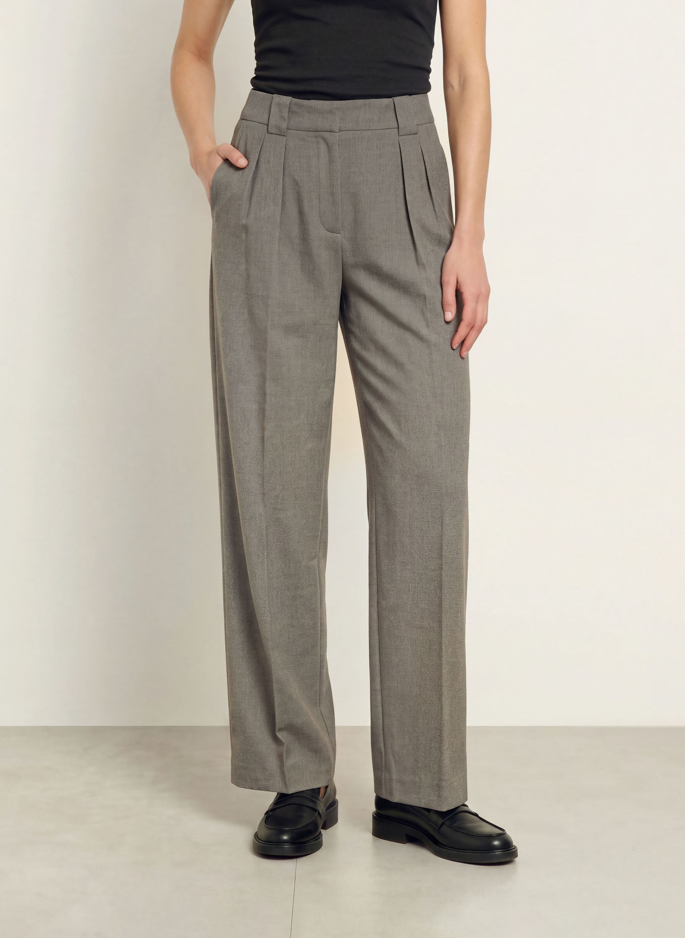 REISS Marlenehose KATYA: GRAU
