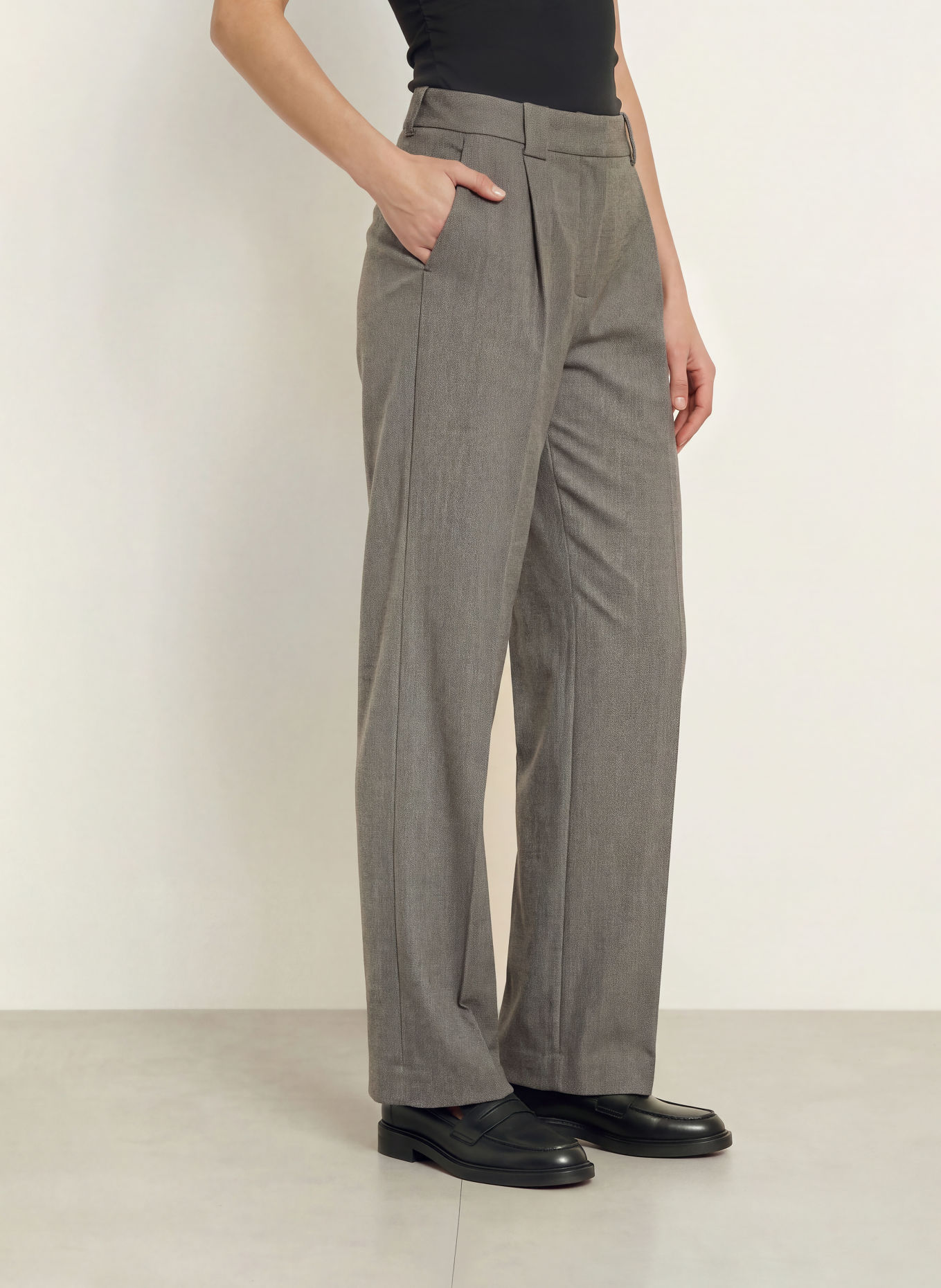 REISS Marlenehose KATYA: GRAU
