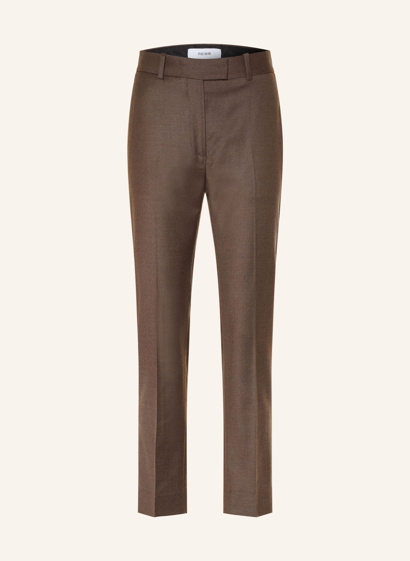 REISS Pantalon DERBY: MARRON