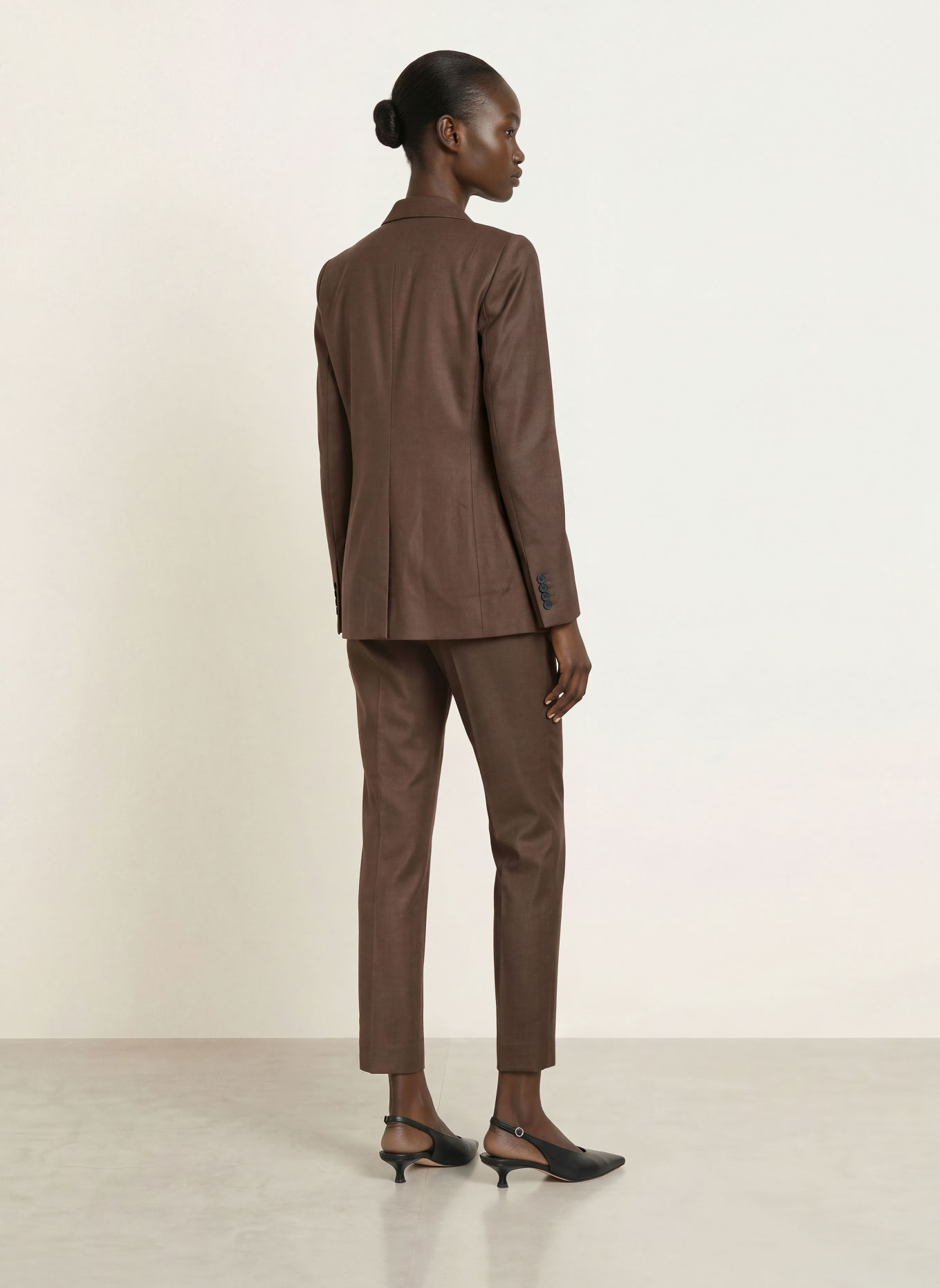 REISS Pantalon DERBY: MARRON