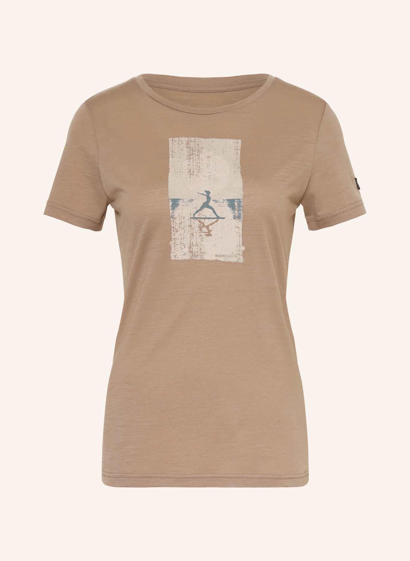 super.natural Trainingsshirt SUN SALUTATION: BEIGE