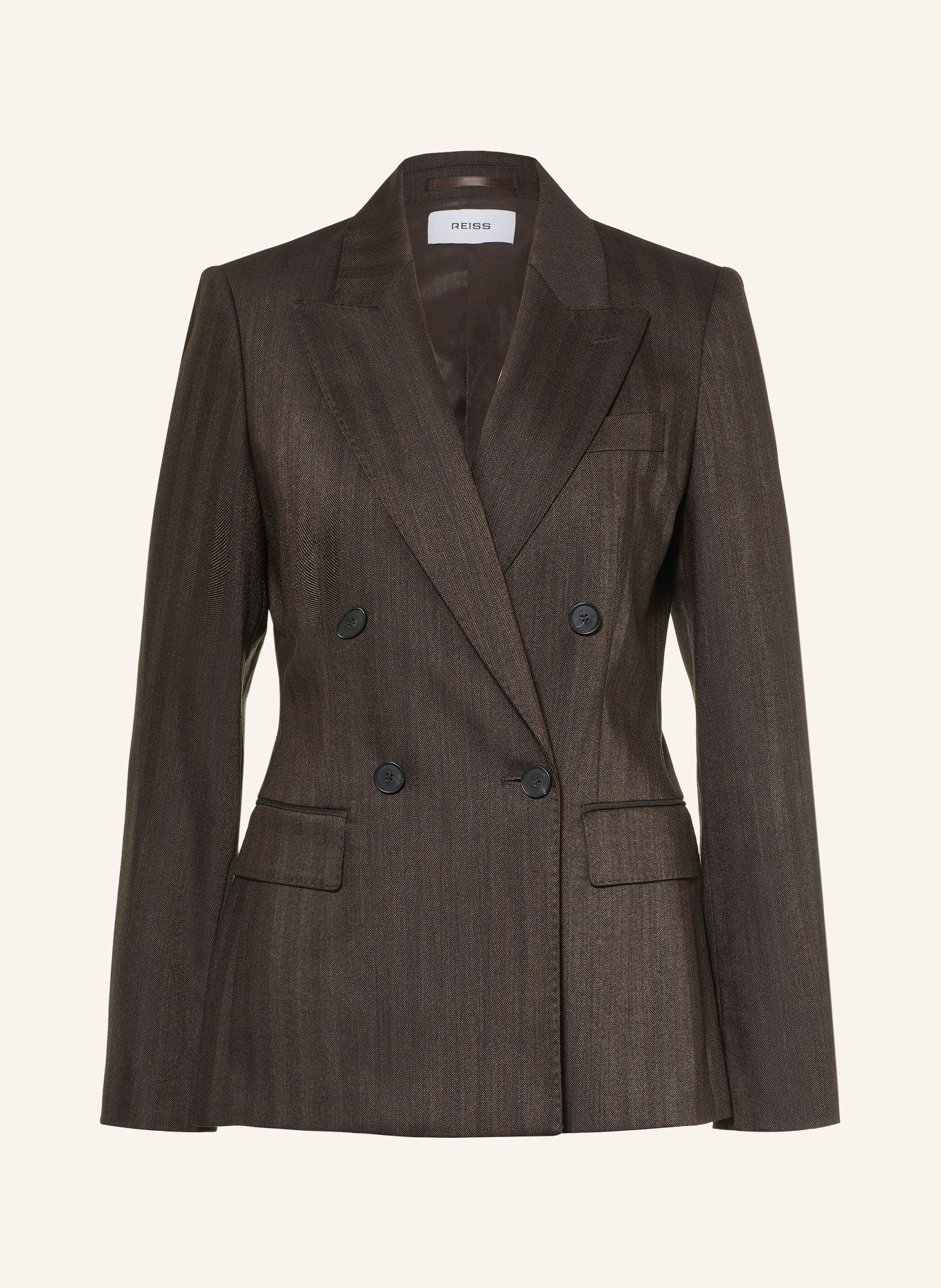 REISS Blazer DAWSON: MARRON FONCÉ