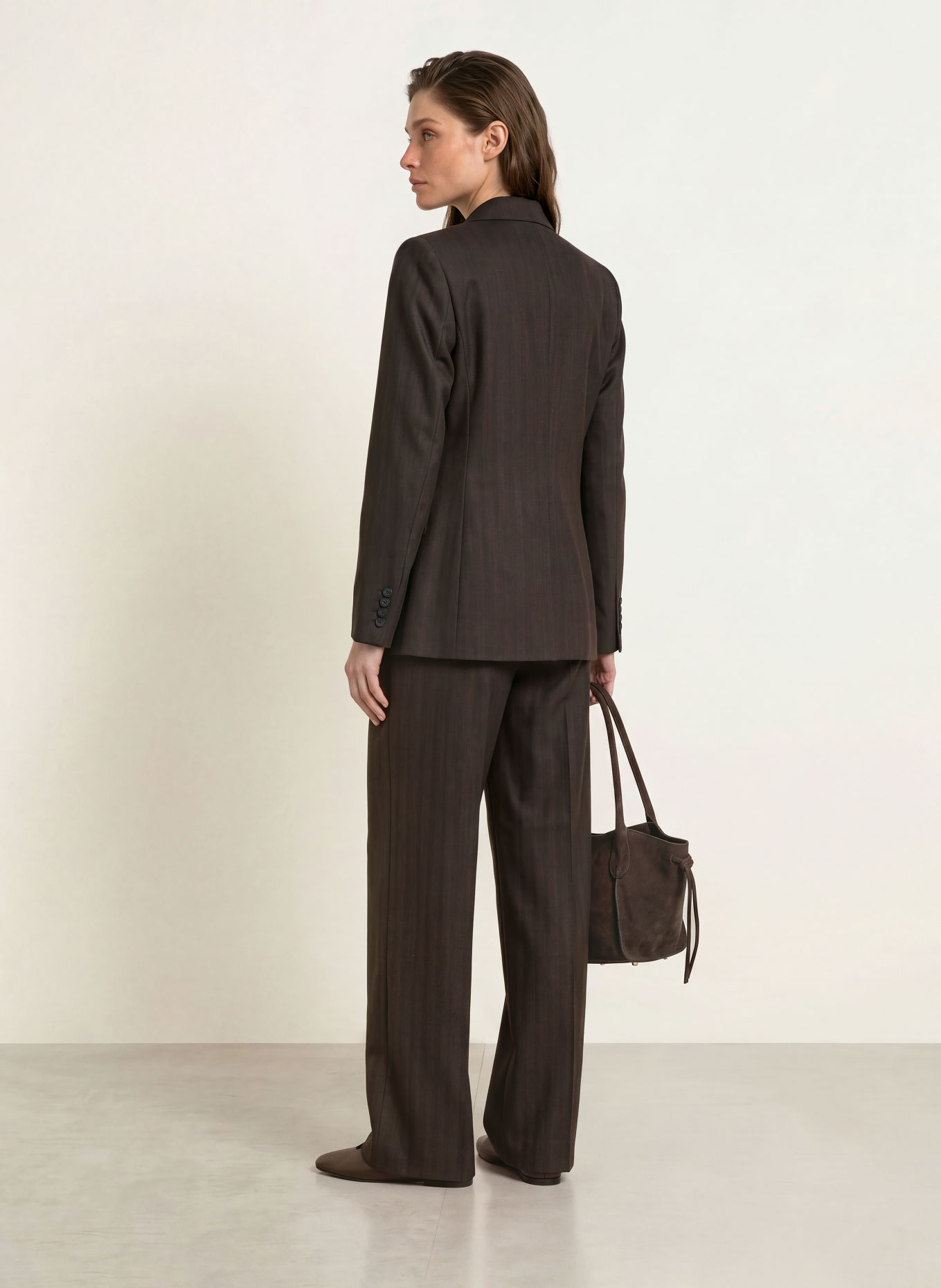REISS Blazer DAWSON: MARRON FONCÉ