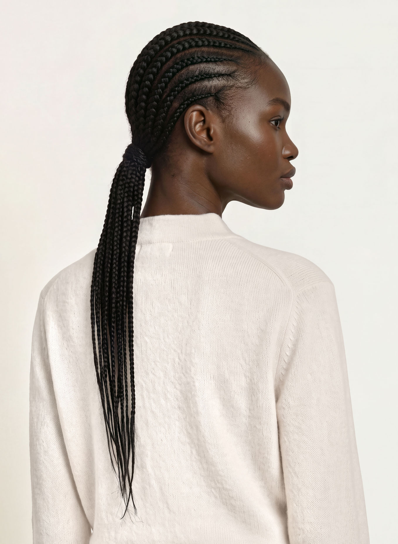 REISS BLANCHE Cashmere Sweater: CREAM