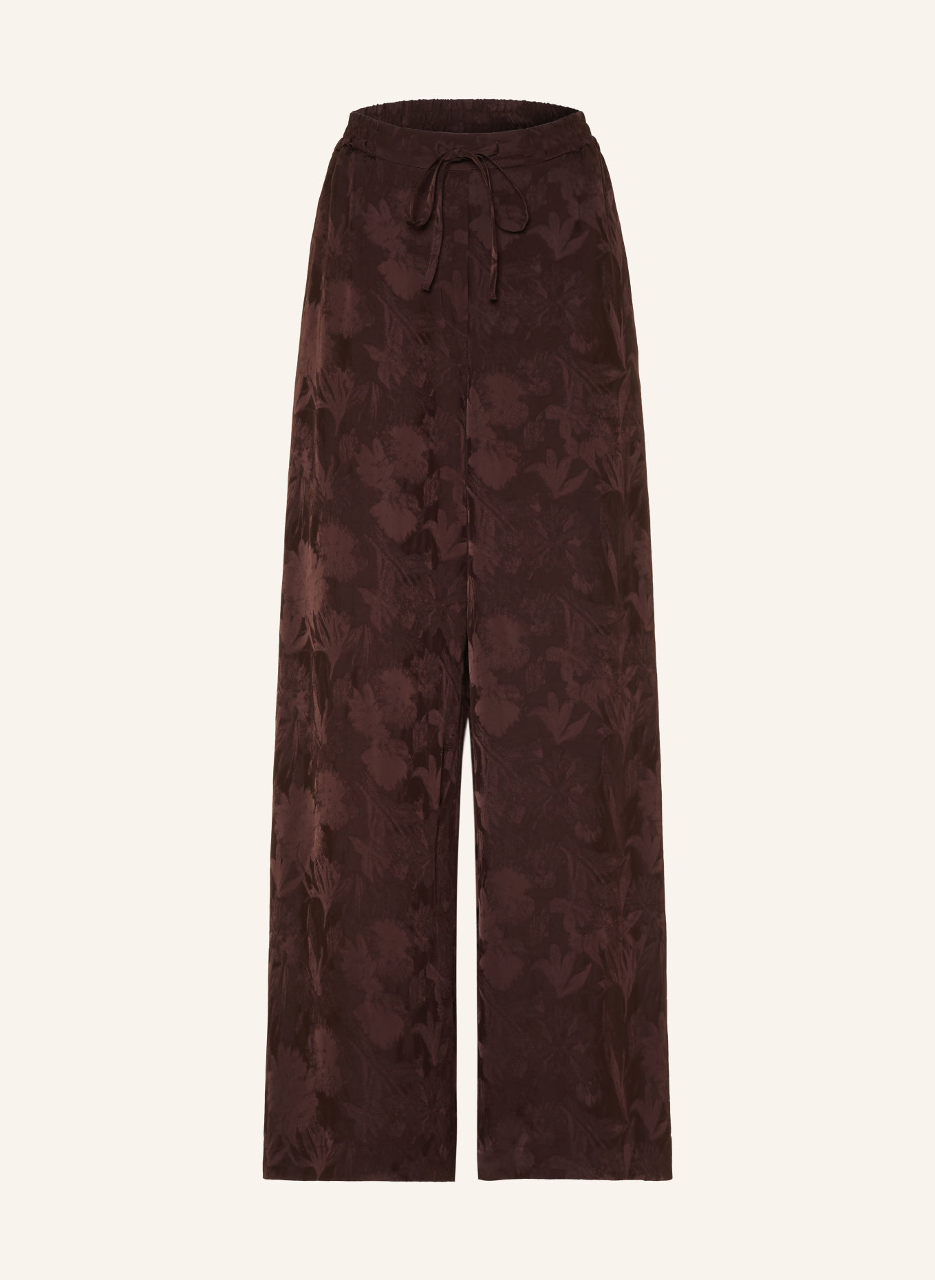 CLAUDIE PIERLOT Jacquard-Hose: DUNKELBRAUN