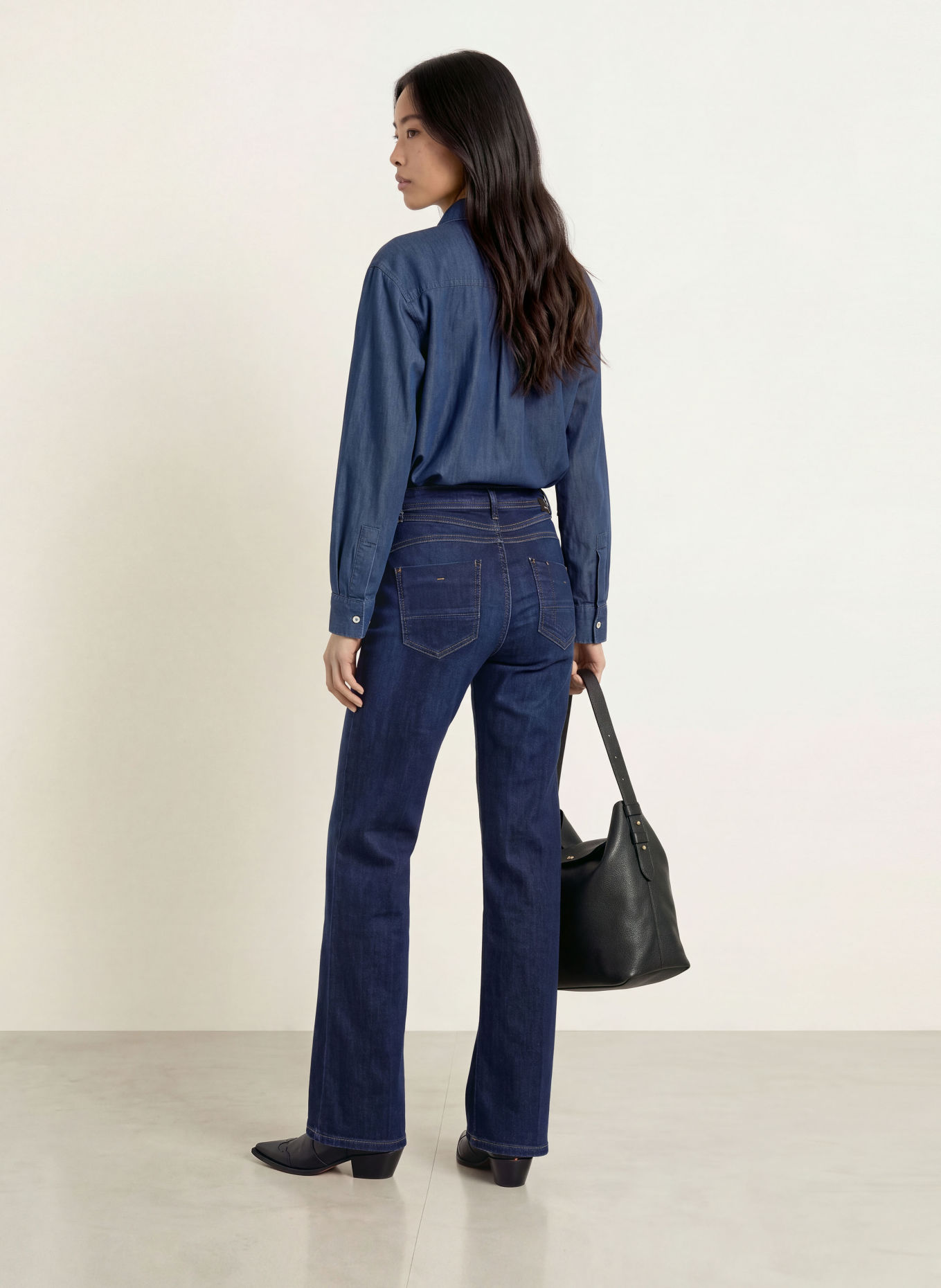 GANG Wide leg jeans AMELIE: 7765 simply dark blue