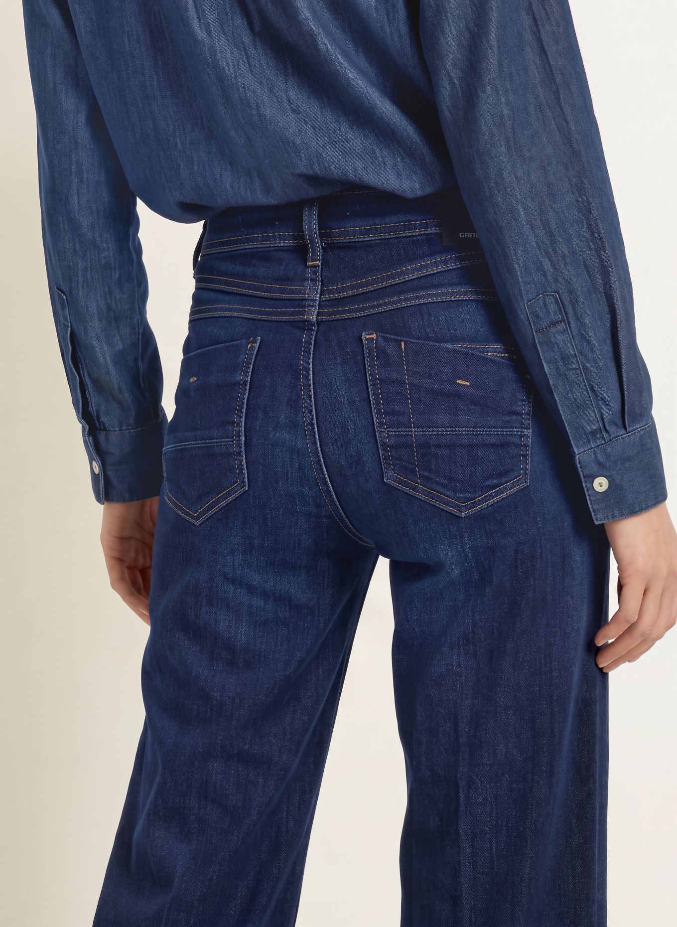 GANG Wide leg jeans AMELIE: 7765 simply dark blue
