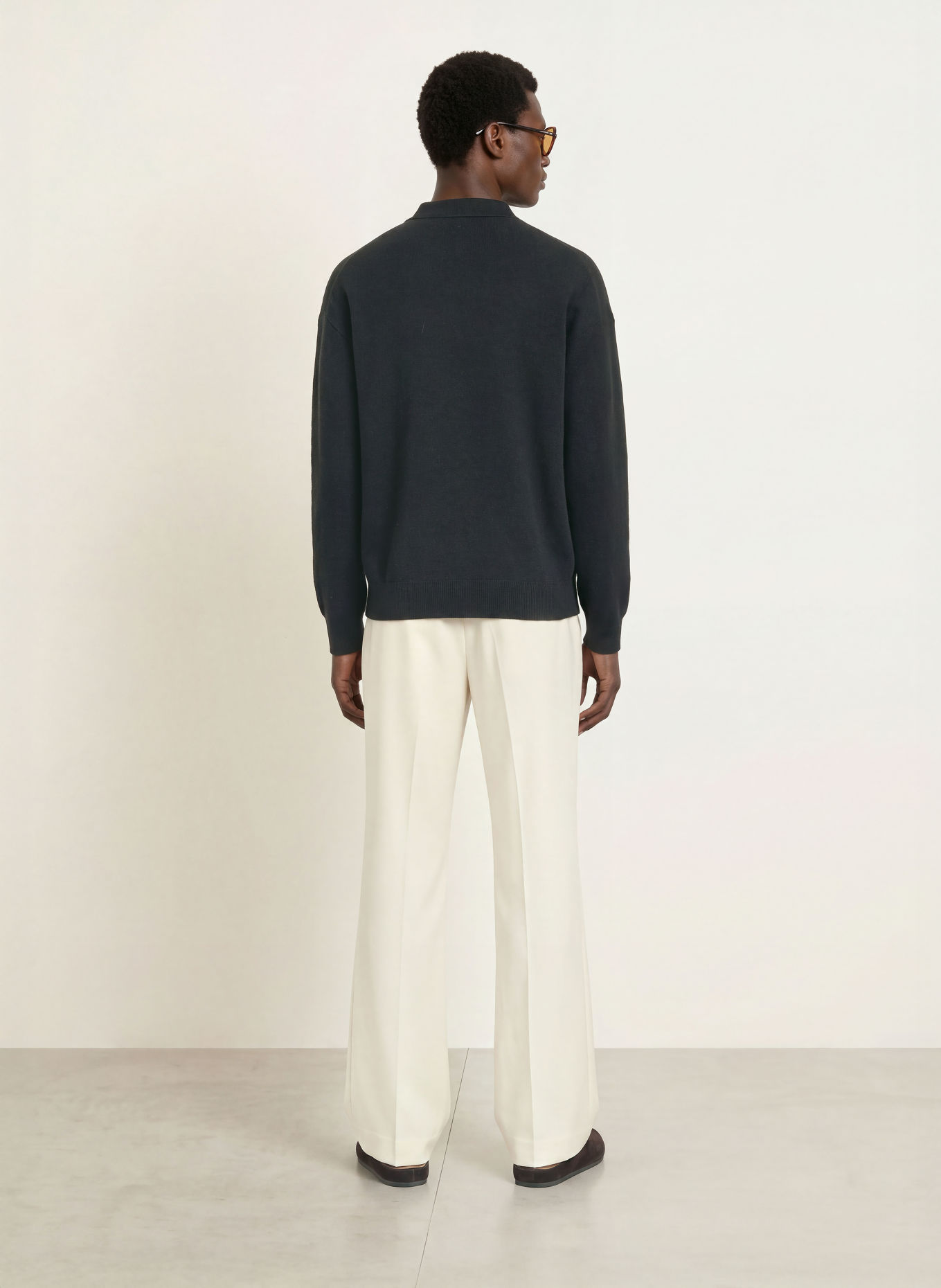 SANDRO Pullover mit Alpaka: SCHWARZ